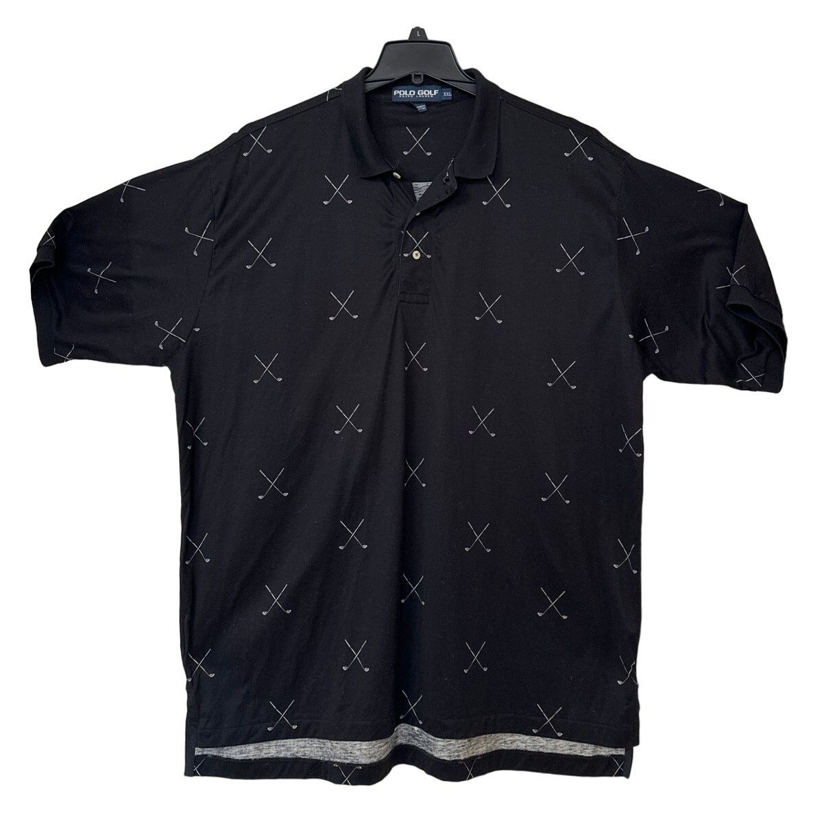 RLX Ralph Lauren Polo Golf Ralph Lauren Men's XXL Polo Shirt Black Gray Clubs Size US XXL / EU 58 / 5 - 1 Thumbnail