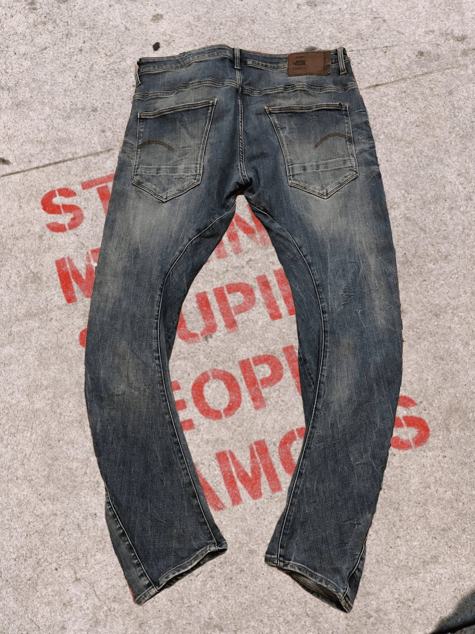 G-Star G Star Raw Arc 3D Slim Jeans Wash Designer Streetwear Denim Size US 36 / EU 52 - 1 Thumbnail