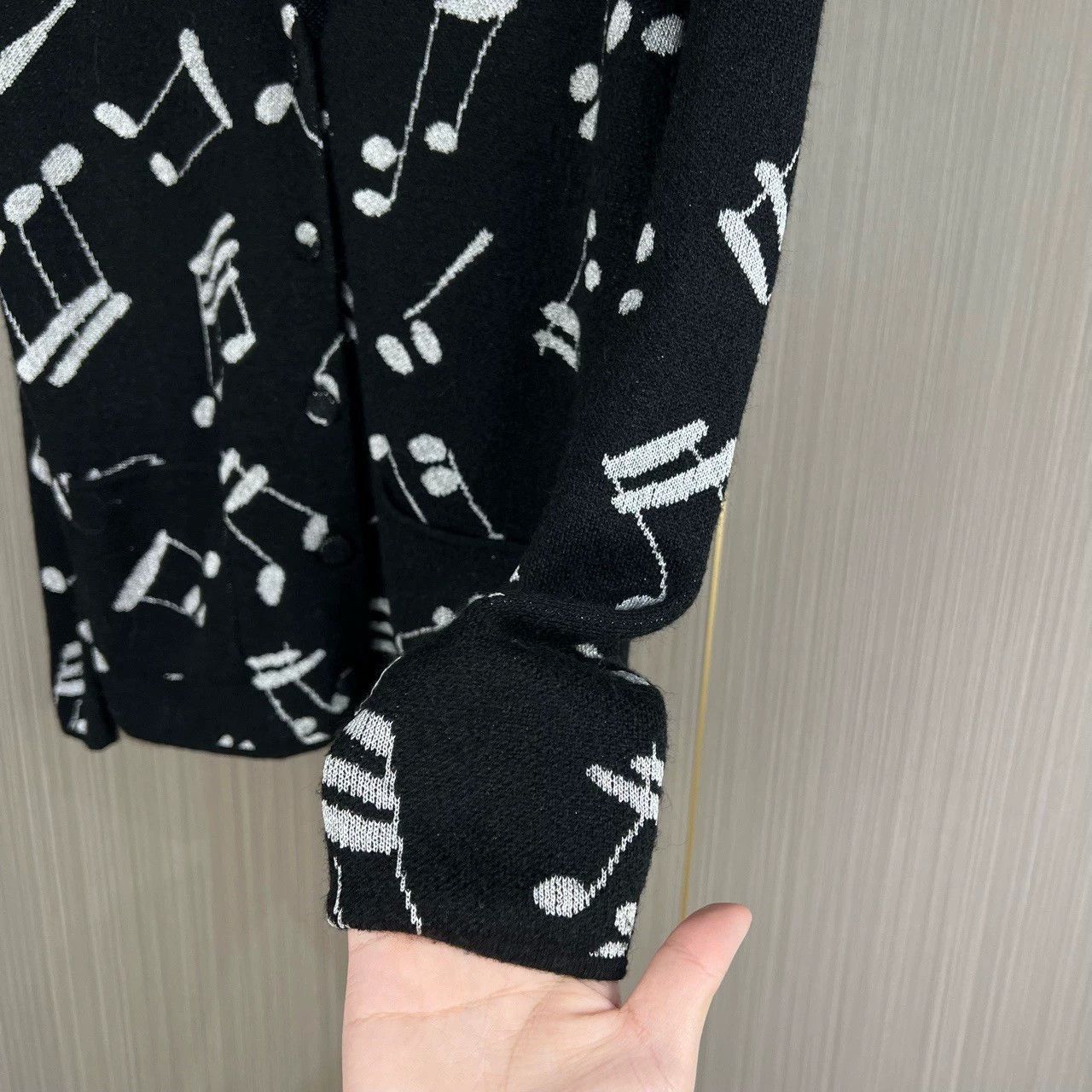 Saint Laurent Paris Saint Laurent Paris Music note cardigan sweater-2505 Size US S / EU 44-46 / 1 - 4 Thumbnail