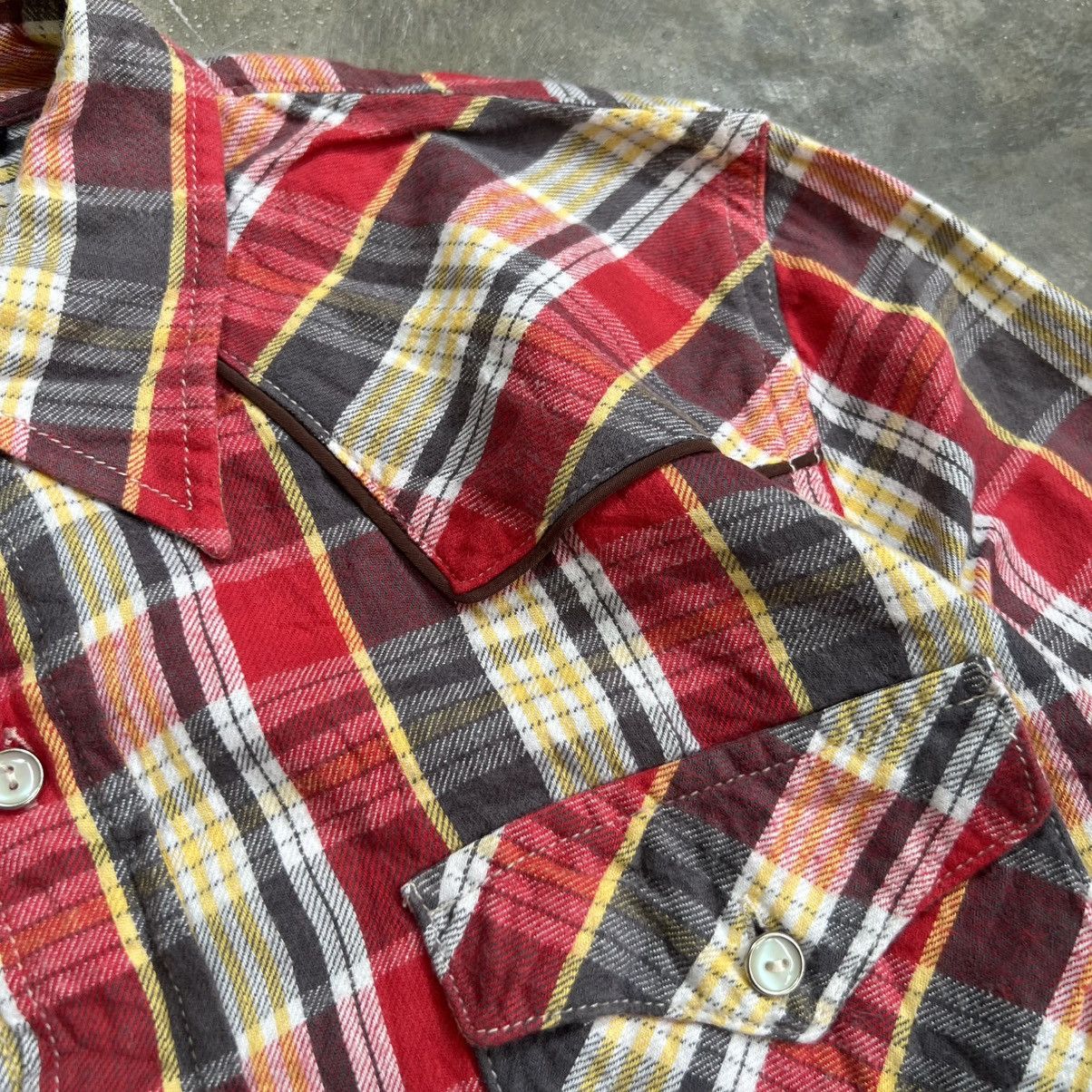 Edwin 2000s Edwin Western Plaid Button up Shirt Size US M / EU 48-50 / 2 - 3 Thumbnail