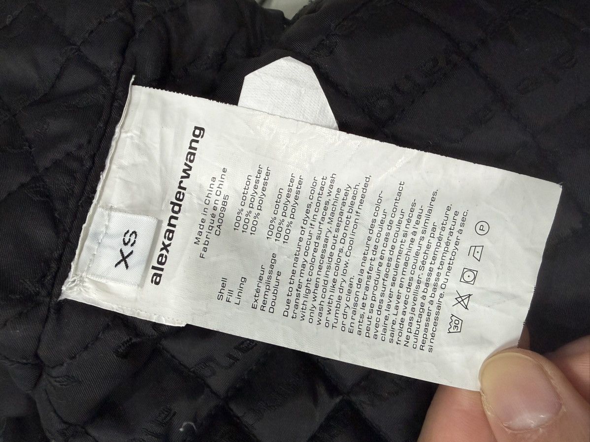 Alexander Wang Alexander Wang Black Denim Field Jacket Size XS / US 0-2 / IT 36-38 - 5 Thumbnail