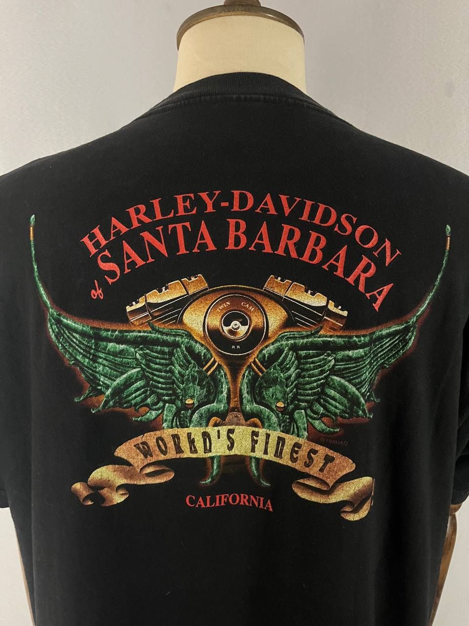 Harley Davidson Harley Davidson Tee T Shirt Vintage Black 1999 Size US XXL / EU 58 / 5 - 12 Thumbnail