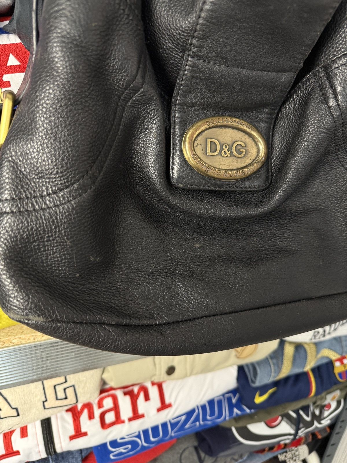Dolce & Gabbana Vintage Dolce & Gabbana Leather Bag Y2K Metal Logo Size ONE SIZE - 10 Thumbnail