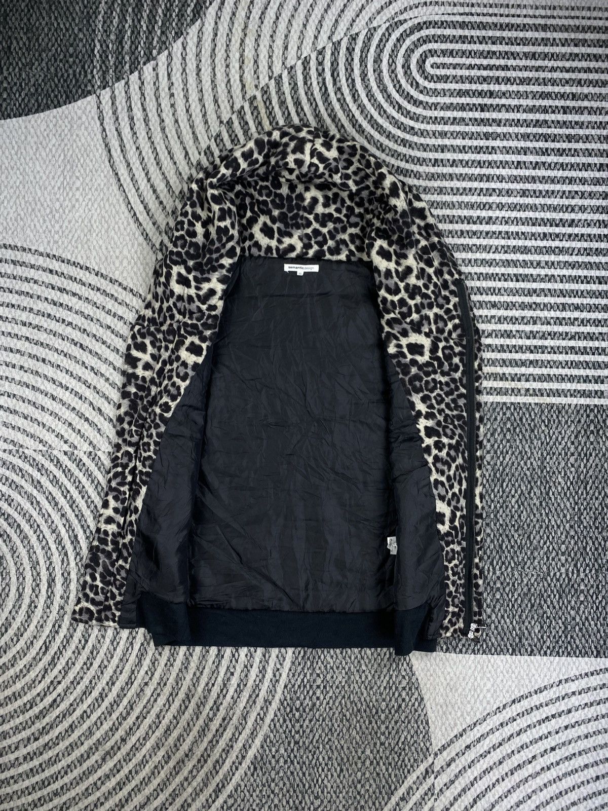 semanticdesign Vtg Semantic Design Leopard Sleeveless Hoodie Vest Jacket Size US M / EU 48-50 / 2 - 5 Thumbnail