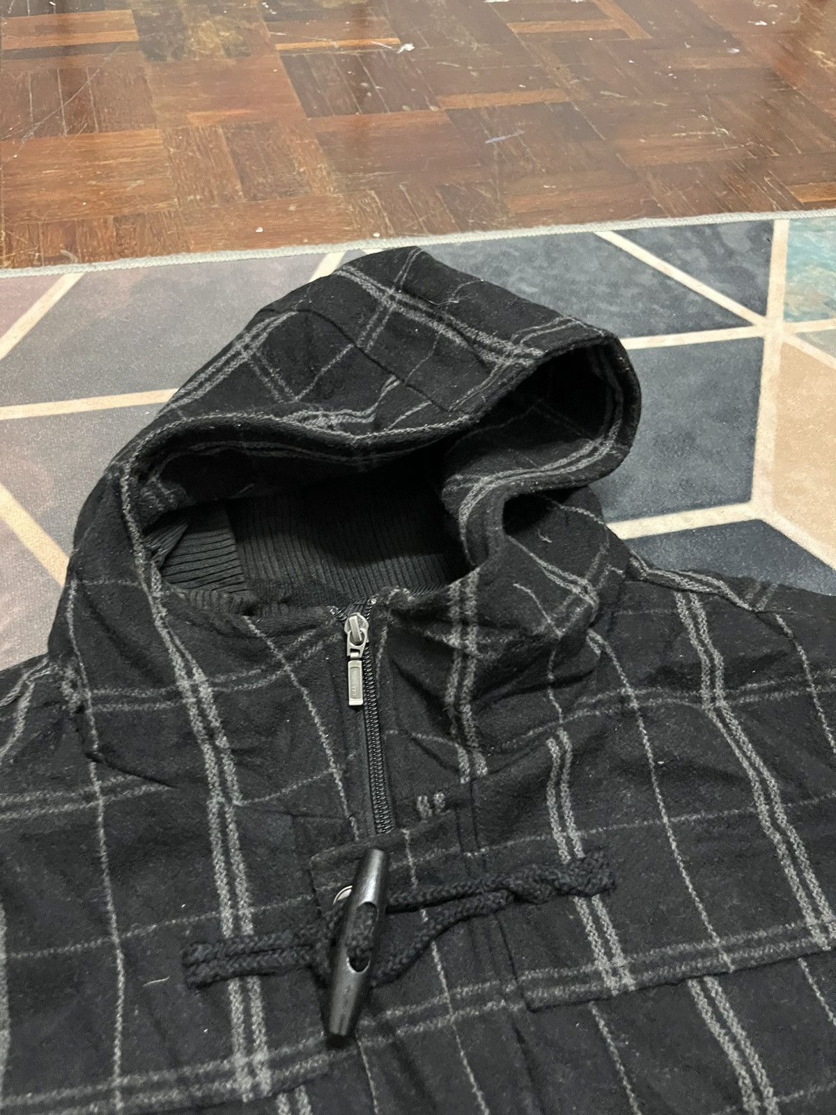 Le Grande Bleu (L.G.B.) 💥Vintage 90s Japanese Brand PUNK ANARCHY Wool Jackets Size US L / EU 52-54 / 3 - 9 Thumbnail