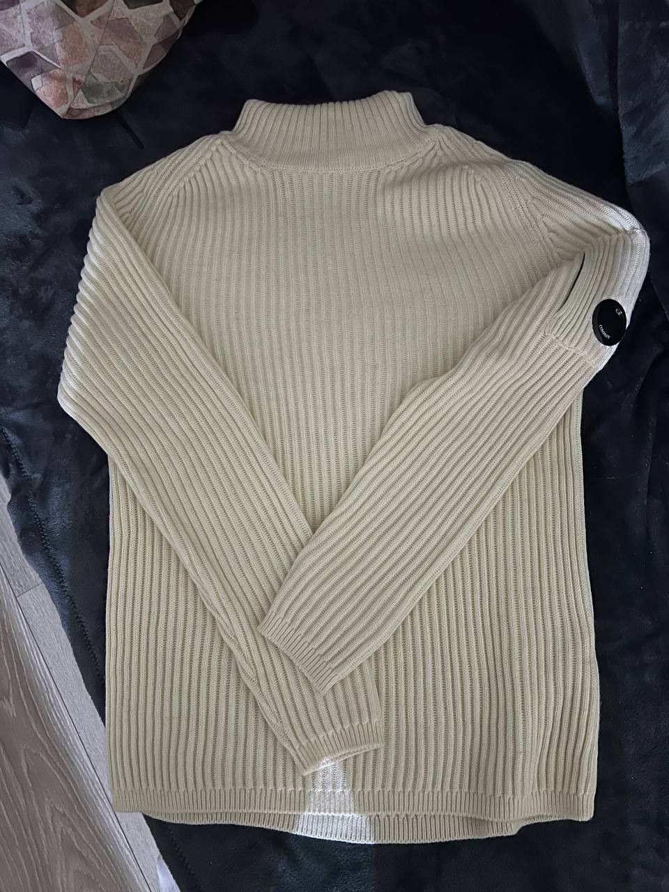 C.P. Company C.P. Company Heavy Ribbed Merino Roll Neck Wool Sweater Size US L / EU 52-54 / 3 - 2 Thumbnail