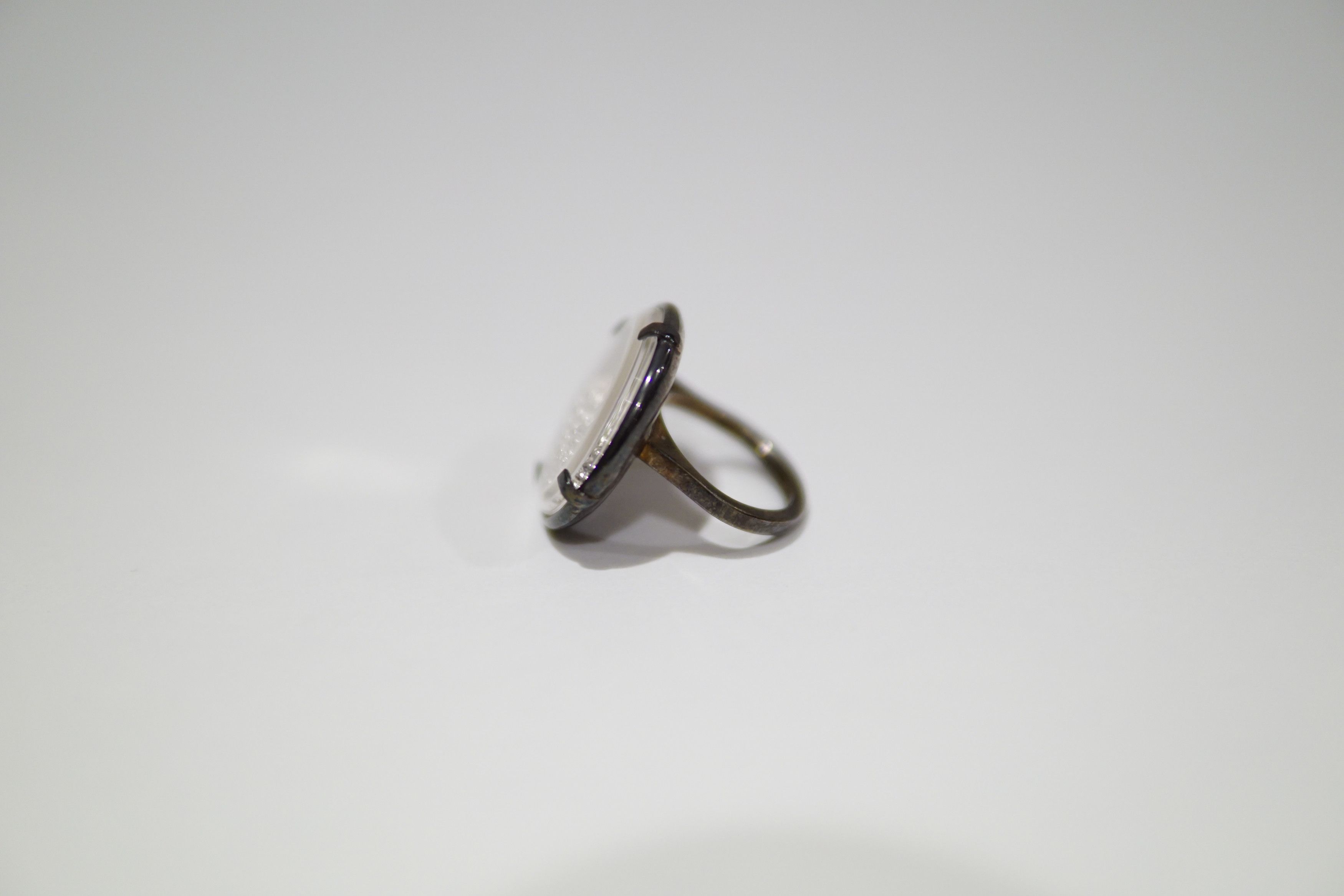 Ann Demeulemeester FW16 Transparent Silver Ring Size ONE SIZE - 3 Thumbnail