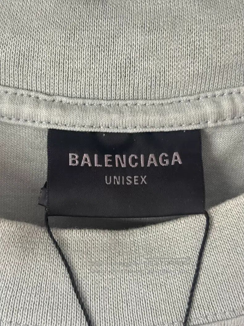 Balenciaga Balenciaga Mint green embroidery logo short sleeve T-shirt Size US S / EU 44-46 / 1 - 3 Thumbnail