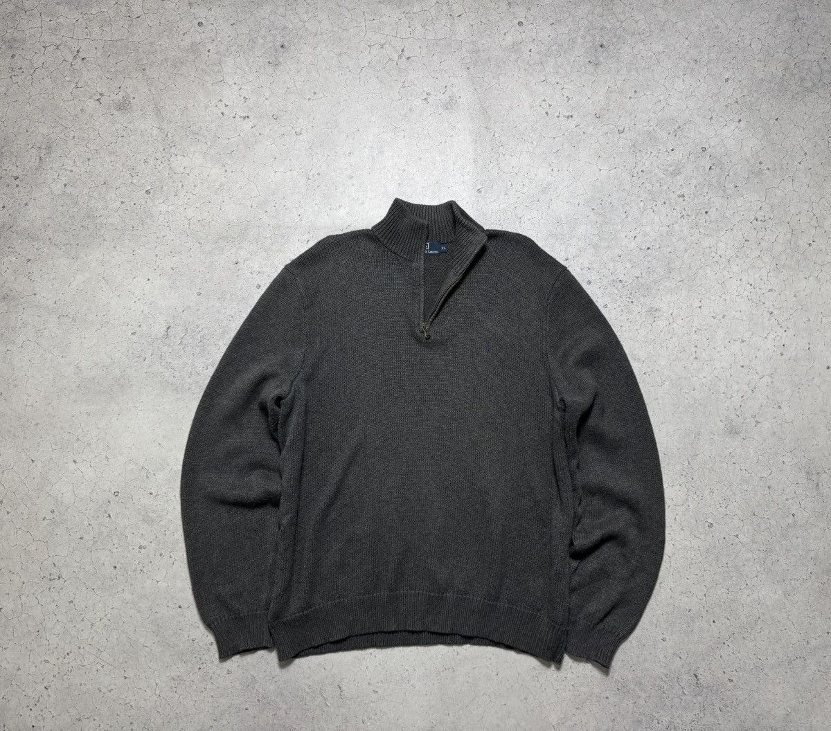 Polo Ralph Lauren Polo Ralph Lauren 1/4 Zip Vintage Sweater Knit Size XL Size US XL / EU 56 / 4 - 2 Thumbnail