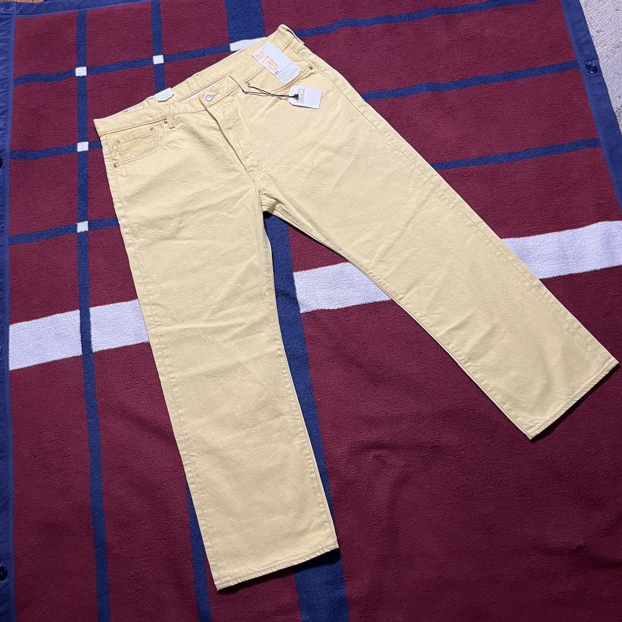 Levi's NWT Levi's Fresh 501 Original Straight Leg yellow Jeans Size US 38 / EU 54 - 1 Thumbnail