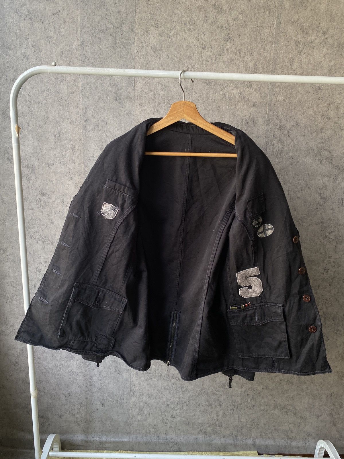 Japanese Brand × Vintage NYC SOUL JAPAN Reversible Patchwork Design Jacket Size US M / EU 48-50 / 2 - 11 Thumbnail