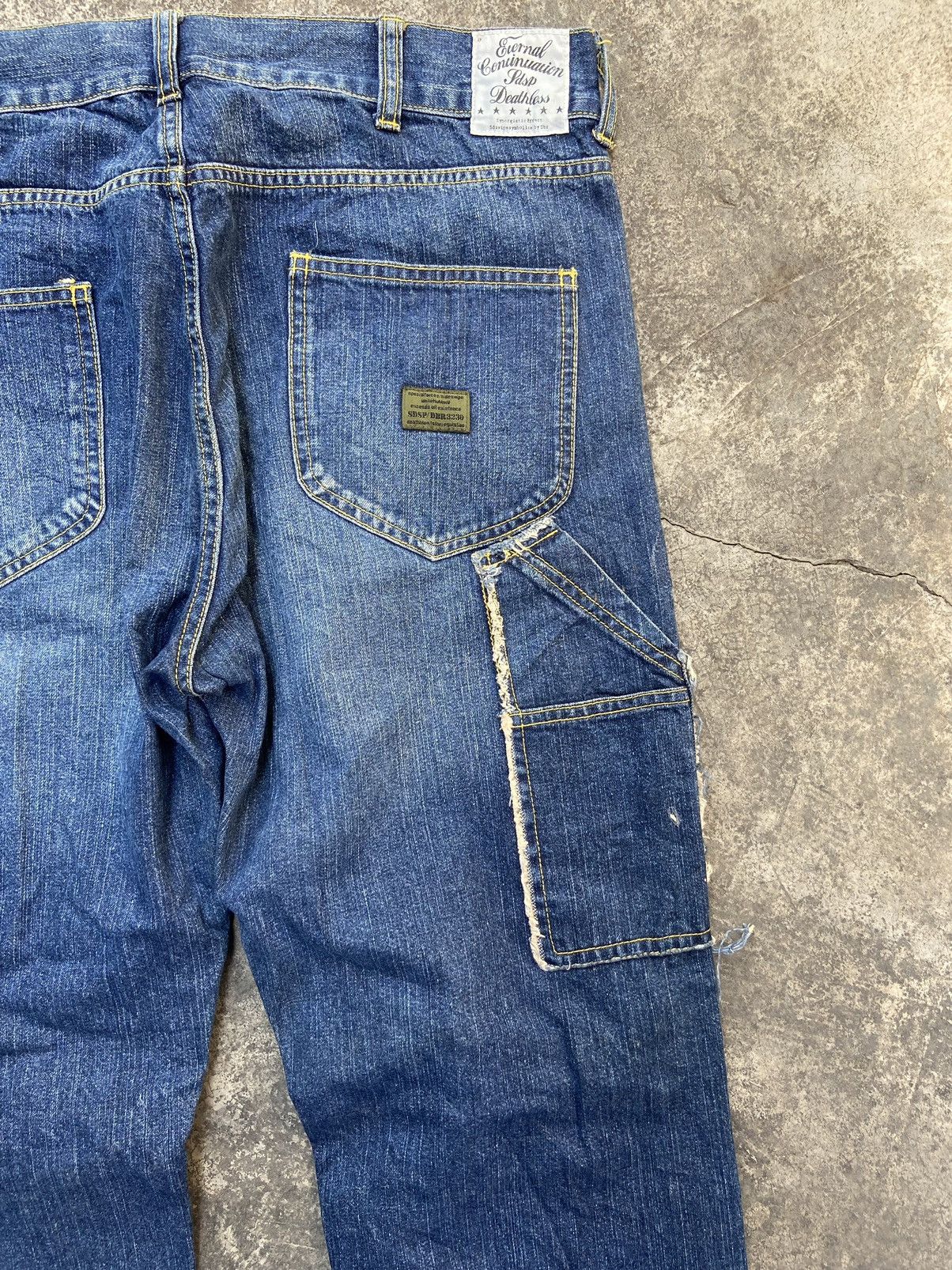 Japanese Brand Sideswipesymbolize by DBR Carpenter pants jeans Size US 35 - 9 Thumbnail