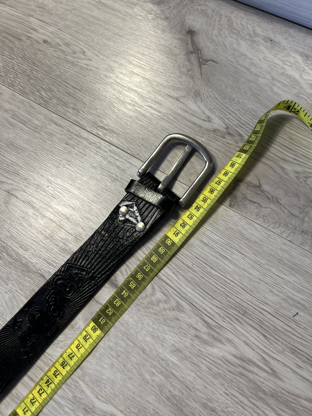 Volcom Vintage Volcom Leather Belt Monogram Logo Sk8 Skateboarding Size ONE SIZE - 10 Thumbnail