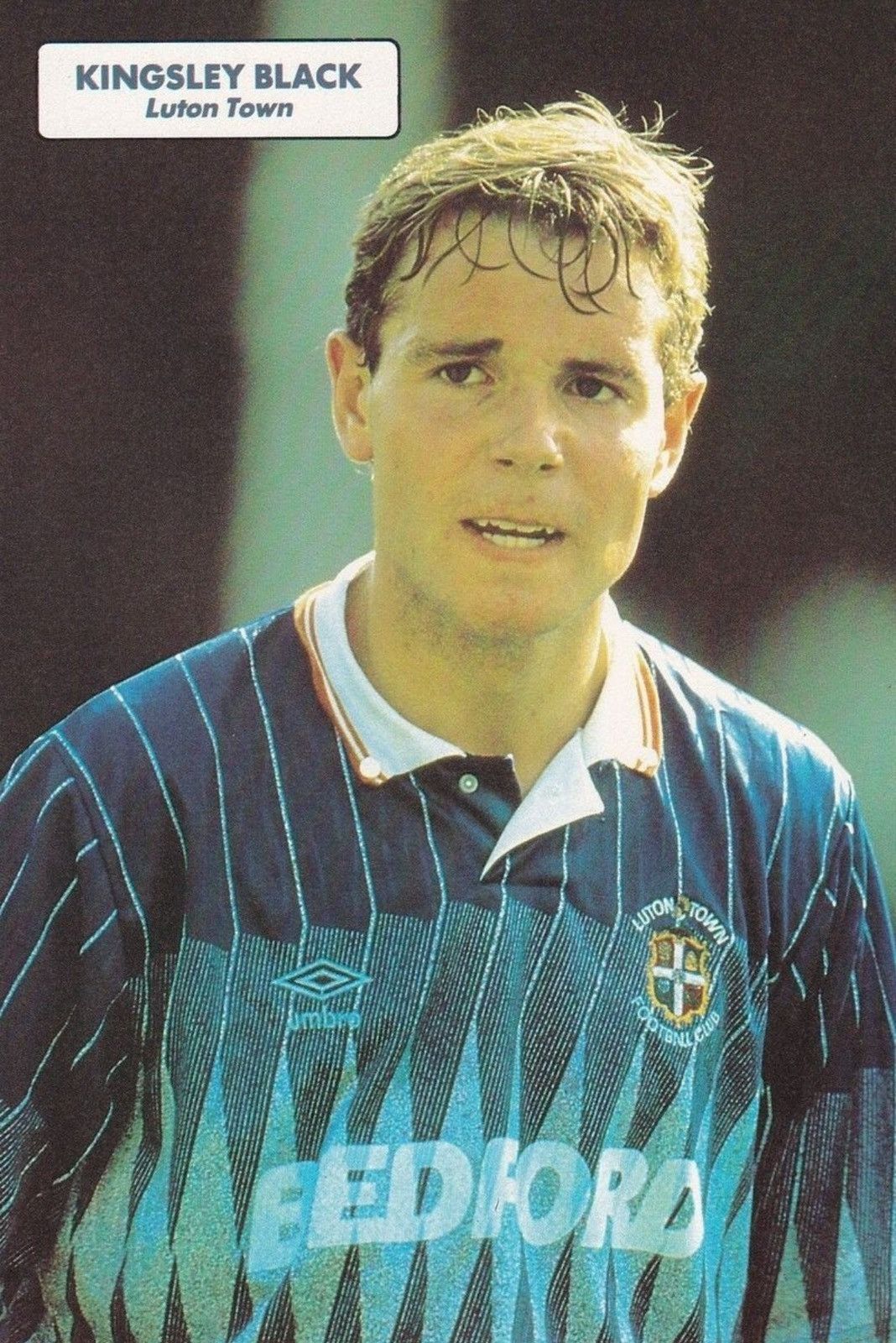 Umbro Luton Town 89/90 retro away shirt Size US L / EU 52-54 / 3 - 7 Thumbnail