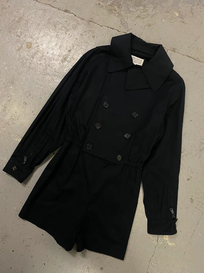 Maison Margiela Maison Margiela Navy Trench Cropped Classy Jump Suit Size M / US 6-8 / IT 42-44 - 6 Thumbnail