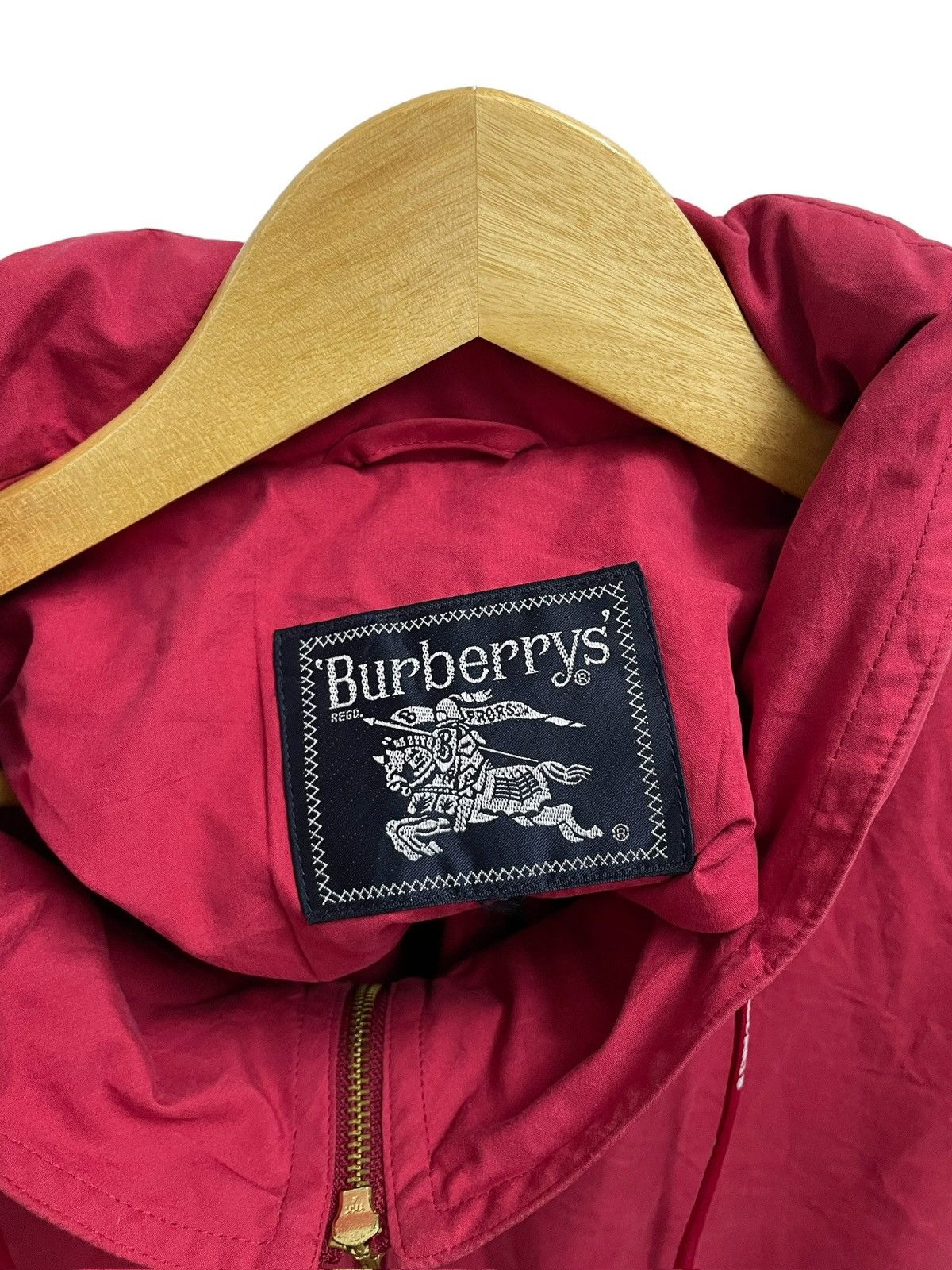 Burberry × Vintage Vintage Burberry Zipped Up Coat/ Cotton Jacket Size ONE SIZE - 7 Thumbnail