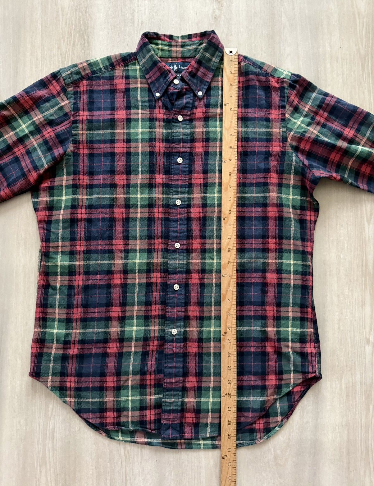 Polo Ralph Lauren Vintage Ralph Lauren Red Plaid Flannel Button Up Shirt Sz M Size US M / EU 48-50 / 2 - 4 Thumbnail