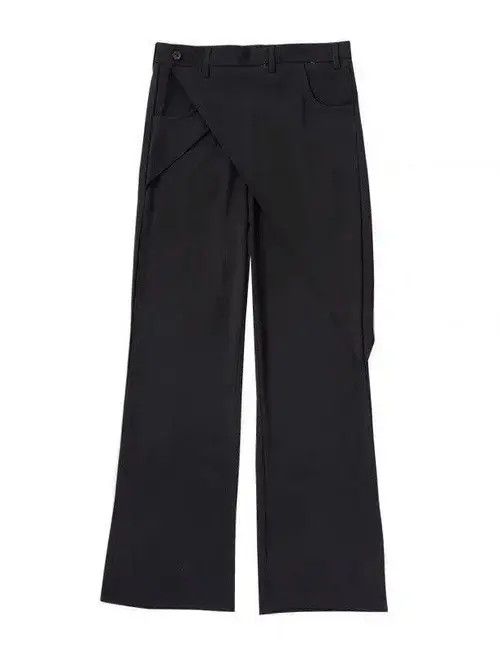 Jean 💎Retro Pleated Flared Assymetrical Wrap Pants Trousers Y2K Size US 30 / EU 46 - 6 Thumbnail