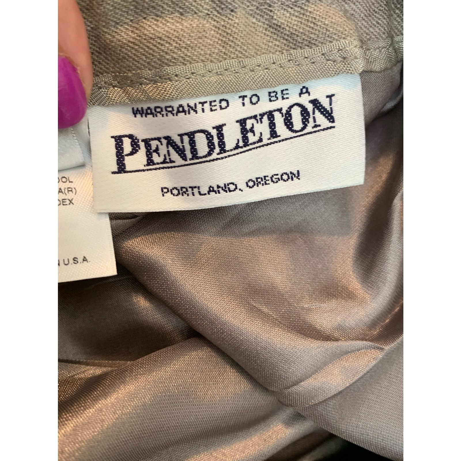 Pendleton Pendleton beige wool straight legs dress pants size 6 Size 28" / US 6 / IT 42 - 3 Thumbnail