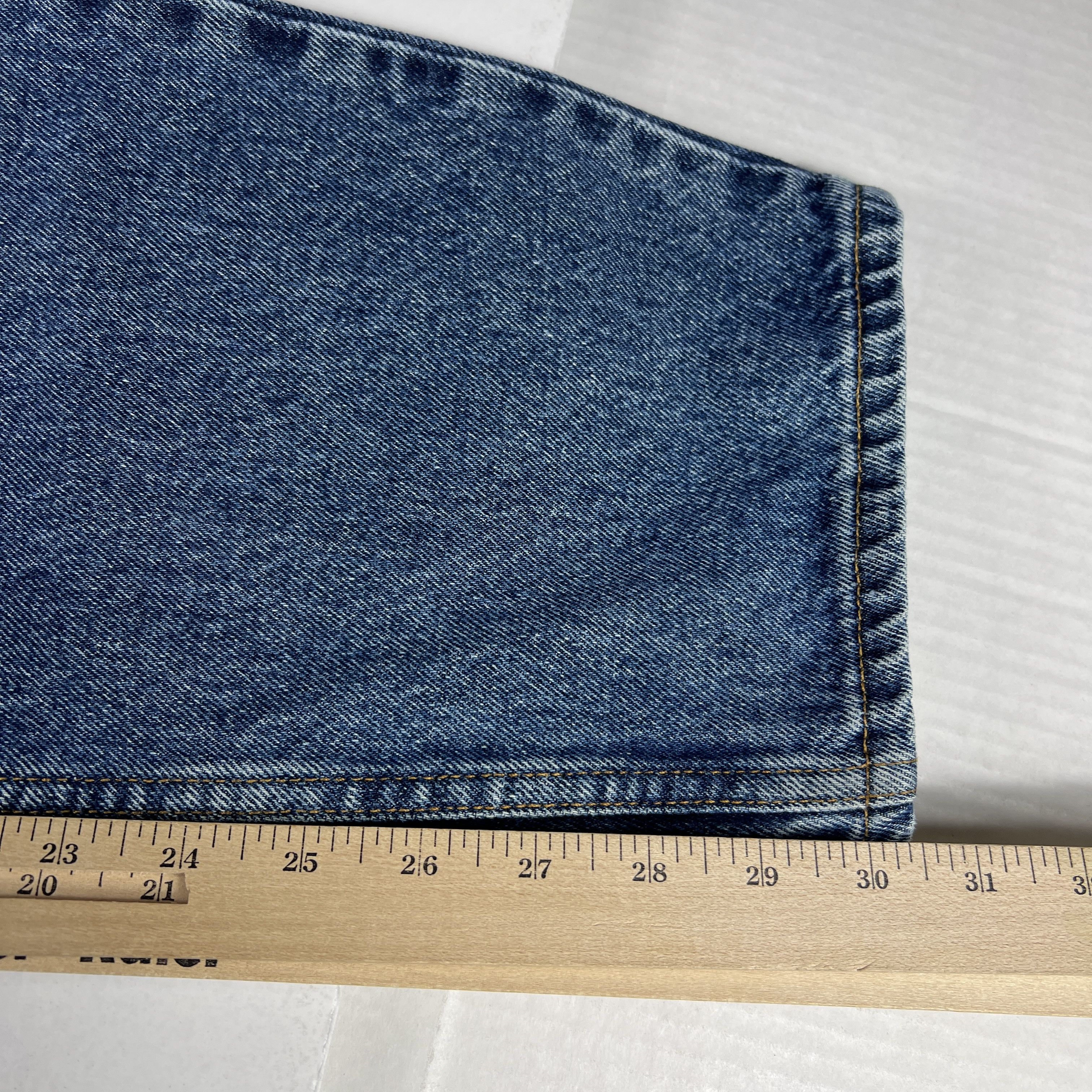 Levi's × Vintage VTG 90s Levi's Jean 560 Loose Taper Blue Denim Orange Tab Size US 33 - 18 Thumbnail