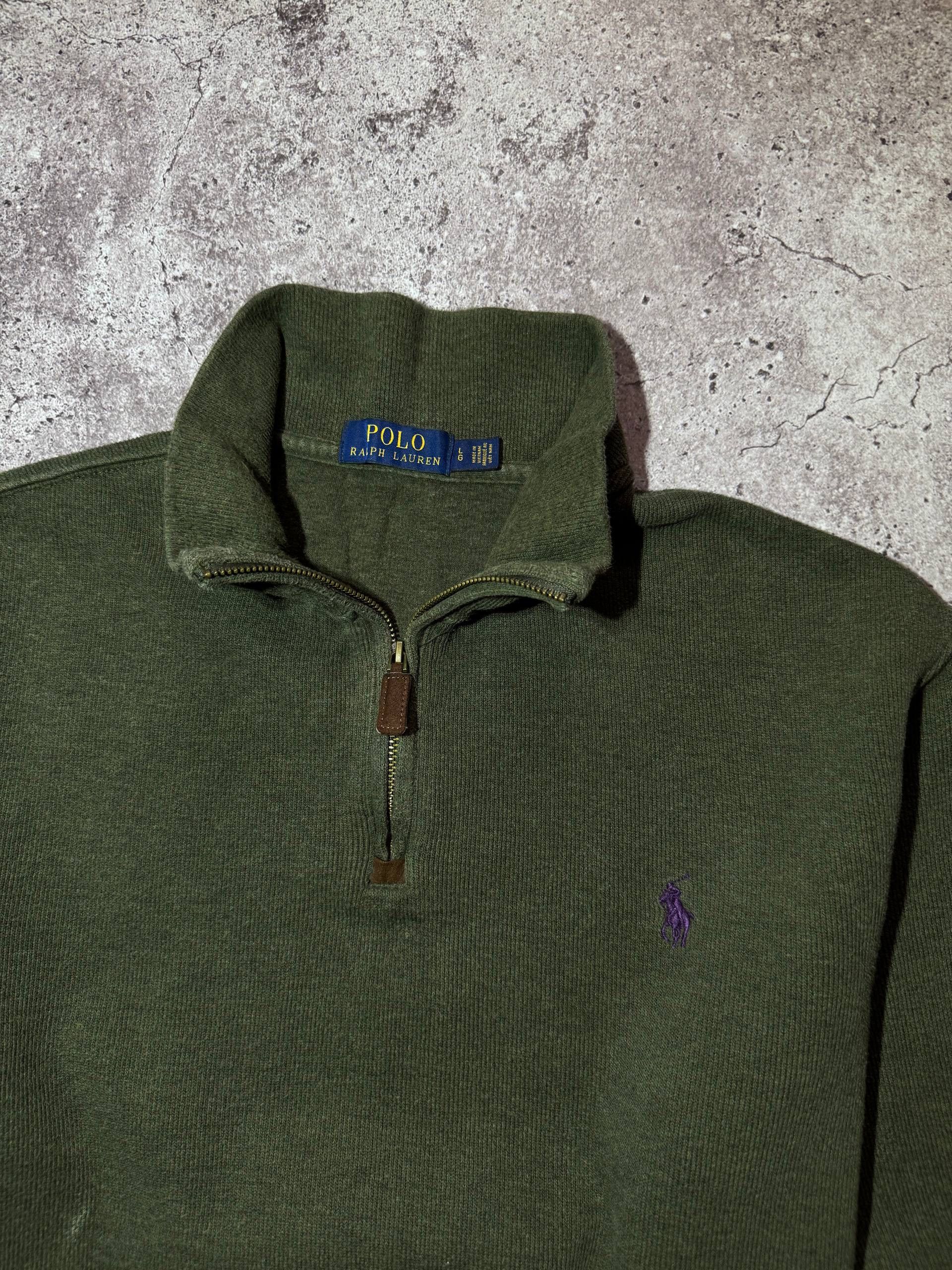 Polo Ralph Lauren Polo Ralph Lauren Vintage 1/4 zip Sweatshirt Size US L / EU 52-54 / 3 - 2 Thumbnail