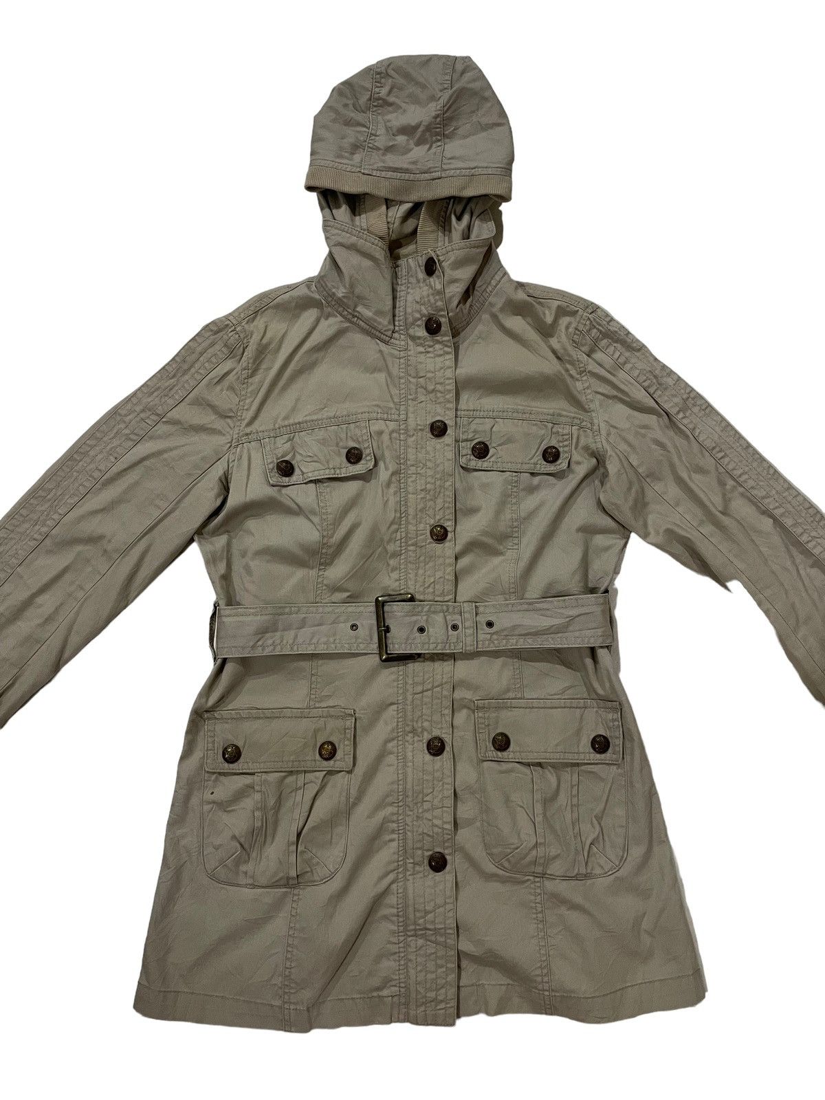 Japanese Brand × Vintage Joky Gal Bondage Punk Parka Jacket Size US L / EU 52-54 / 3 - 4 Thumbnail