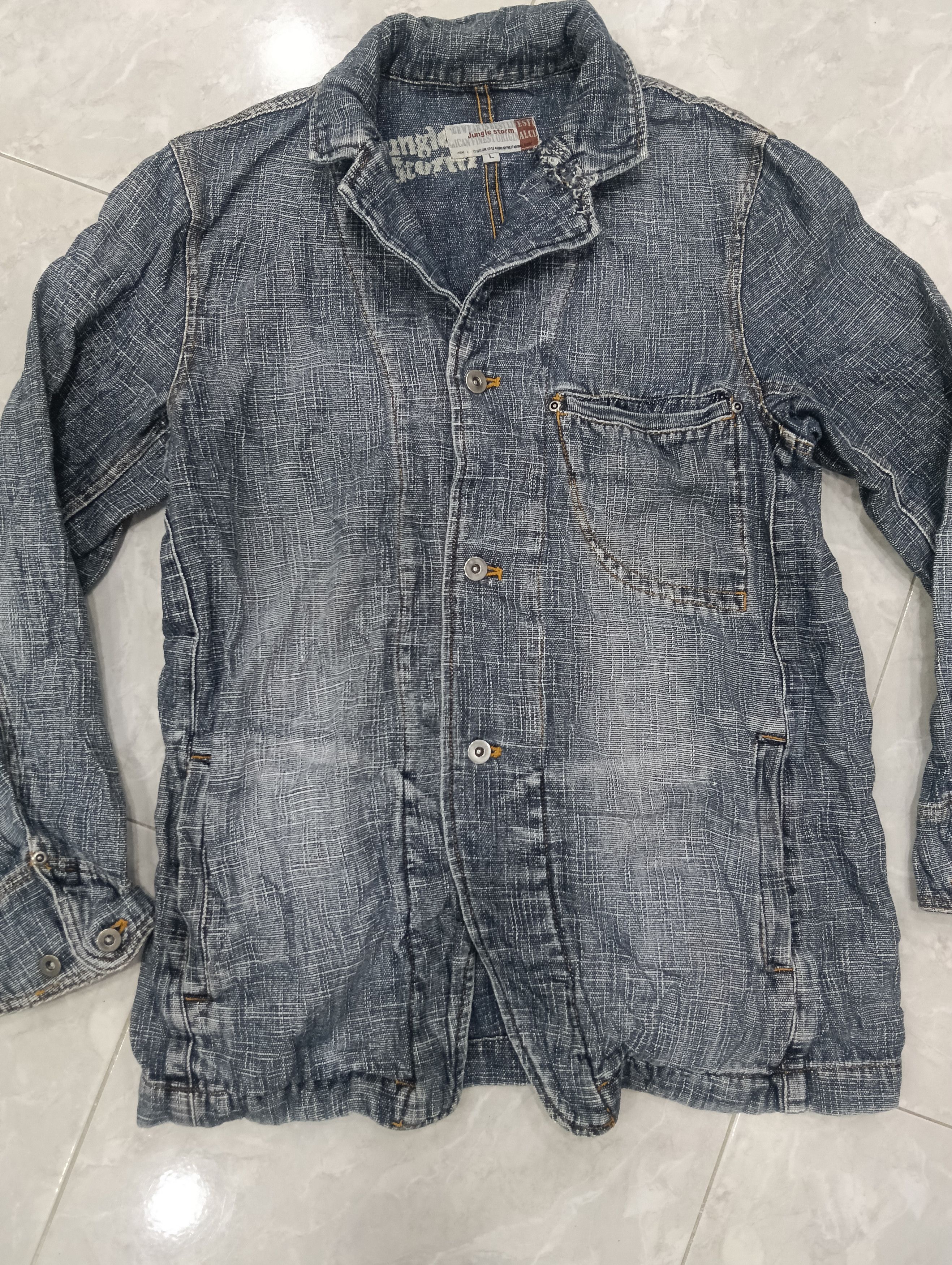 Beauty Beast × Japanese Brand Jungle Storm Jacket Like Shawl Collar Size US L / EU 52-54 / 3 - 3 Thumbnail