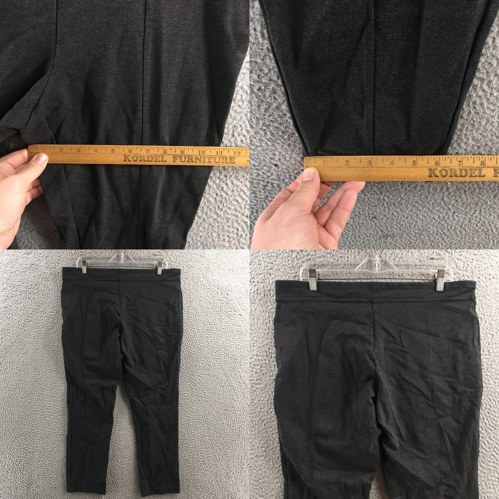 Calvin Klein Calvin Klein Cropped Pants Women XL Gray Mid Rise Pull On Casual Classic Pants Size 40" / US 18 - 8 Thumbnail