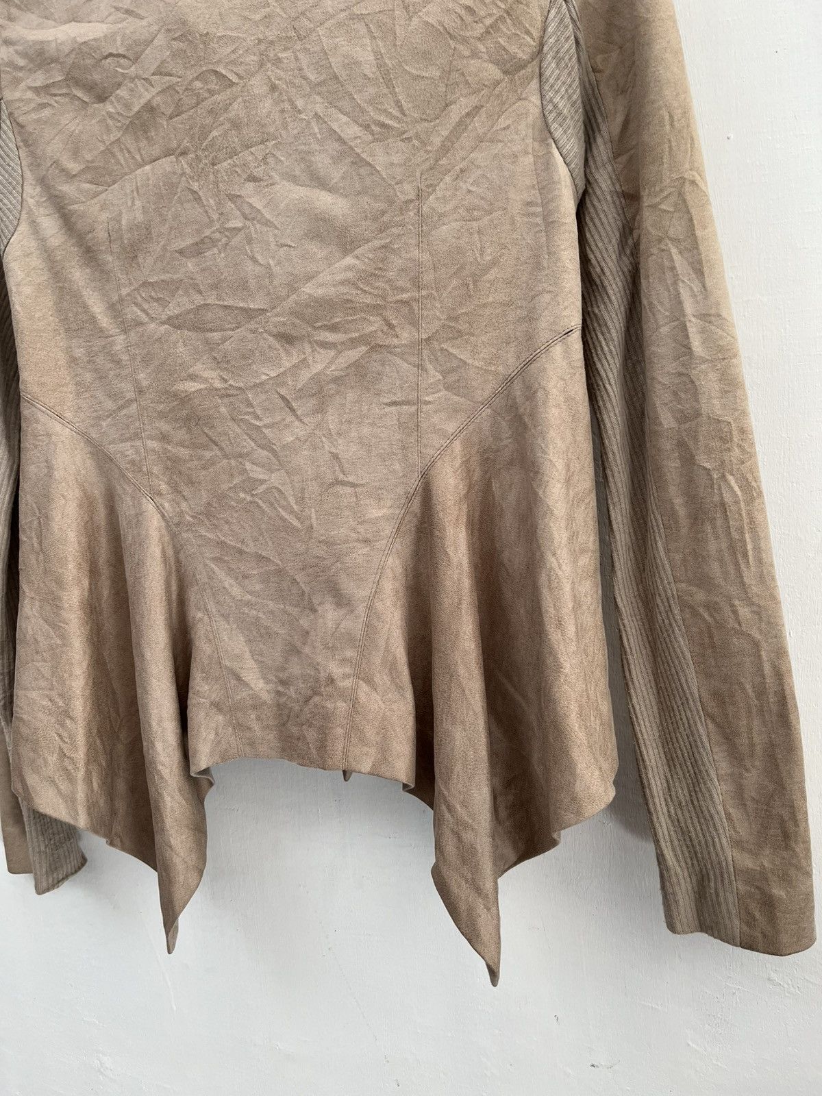 If Six Was Nine Japanese rick owens style shez waxed jacket Size US S / EU 44-46 / 1 - 7 Thumbnail