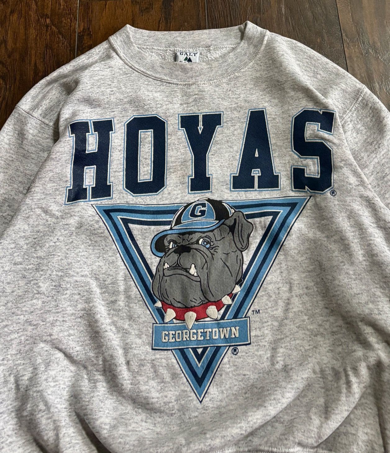 Champion Vintage 90s Georgetown Hoyas NCAA Graphic Crewneck M Boxy Size US M / EU 48-50 / 2 - 2 Thumbnail