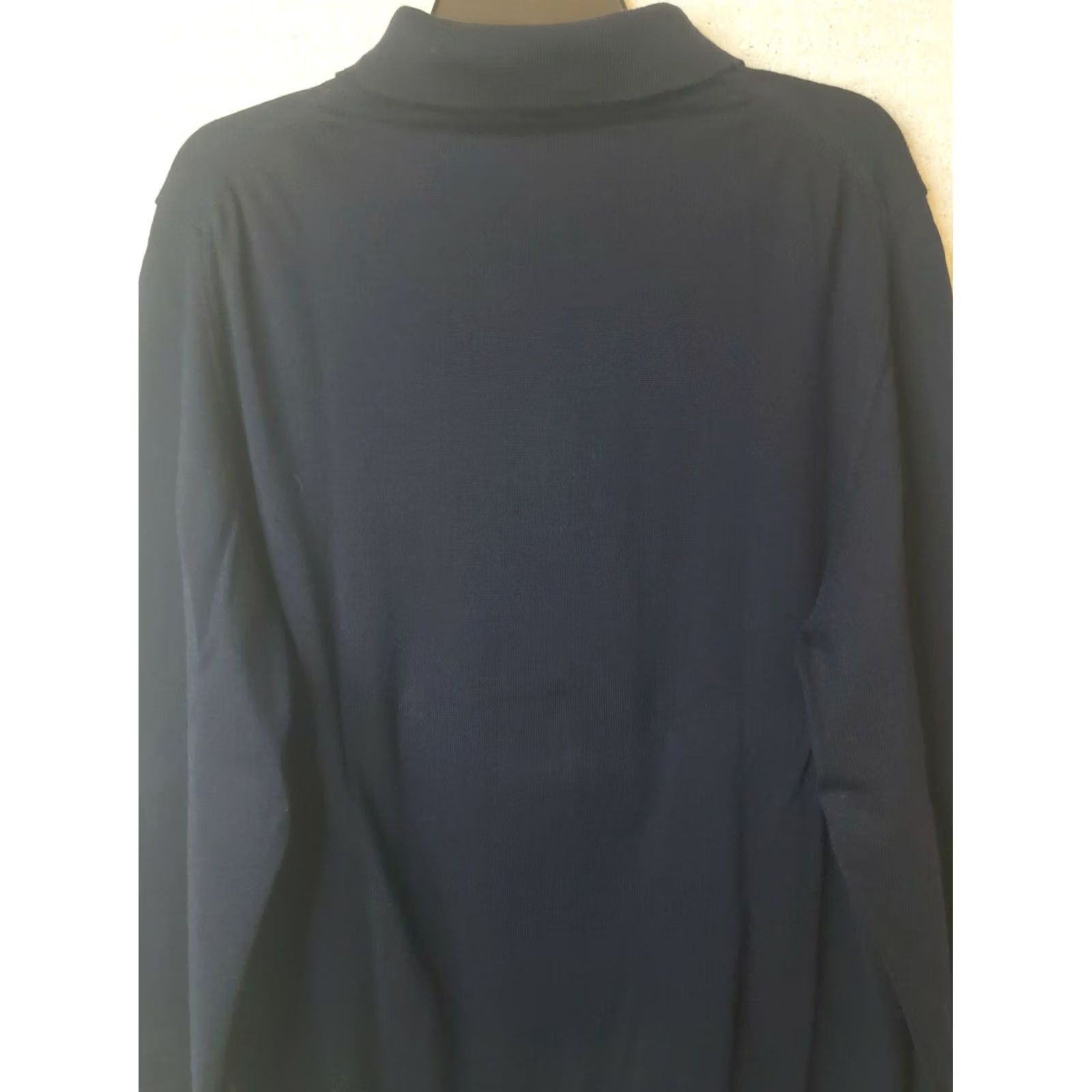 Brooks Brothers Brooks Brothers 346 100% Merino Wool Pullover Sweater Shirt XL Navy Men Long Sleeve Collared Crewneck/Standard Fit Regular Shirt Size US XL / EU 56 / 4 - 5 Thumbnail