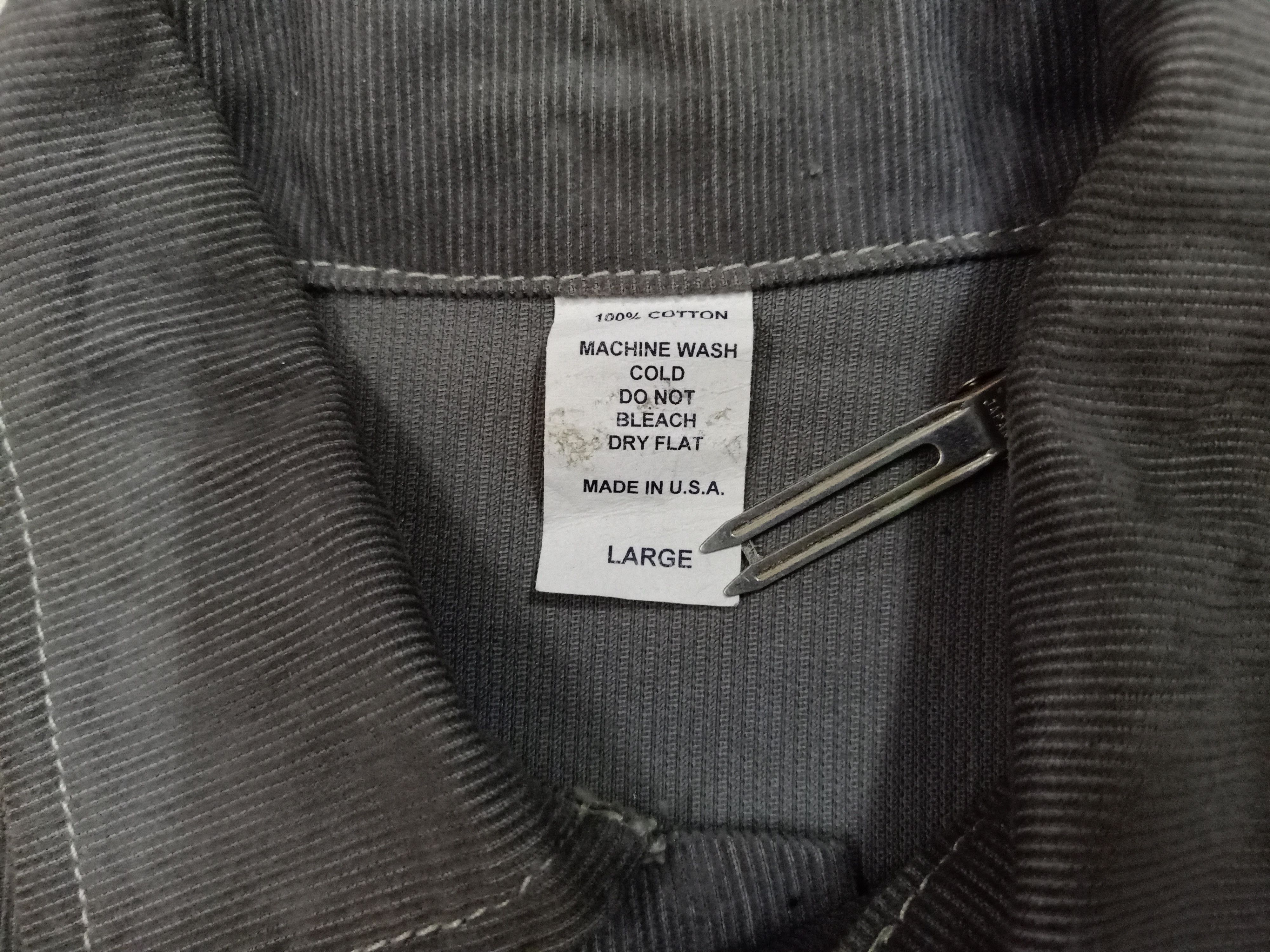 Other MADE IN USA 90's Tailor Made Gray Denim Trucker Jacket Size US L / EU 52-54 / 3 - 7 Thumbnail