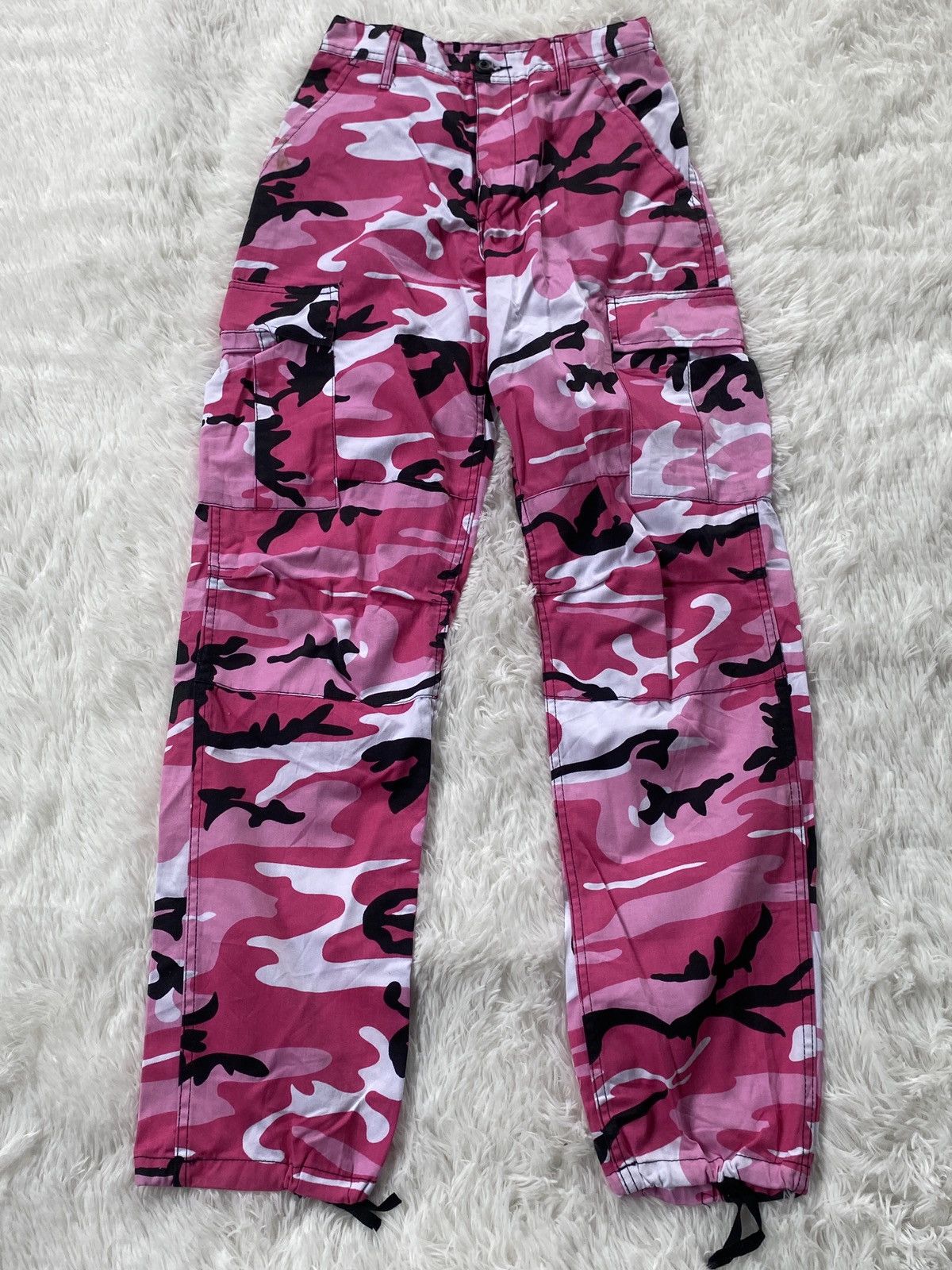 Vintage ROTHCO BDU Pink Camouflage Cargo Pants