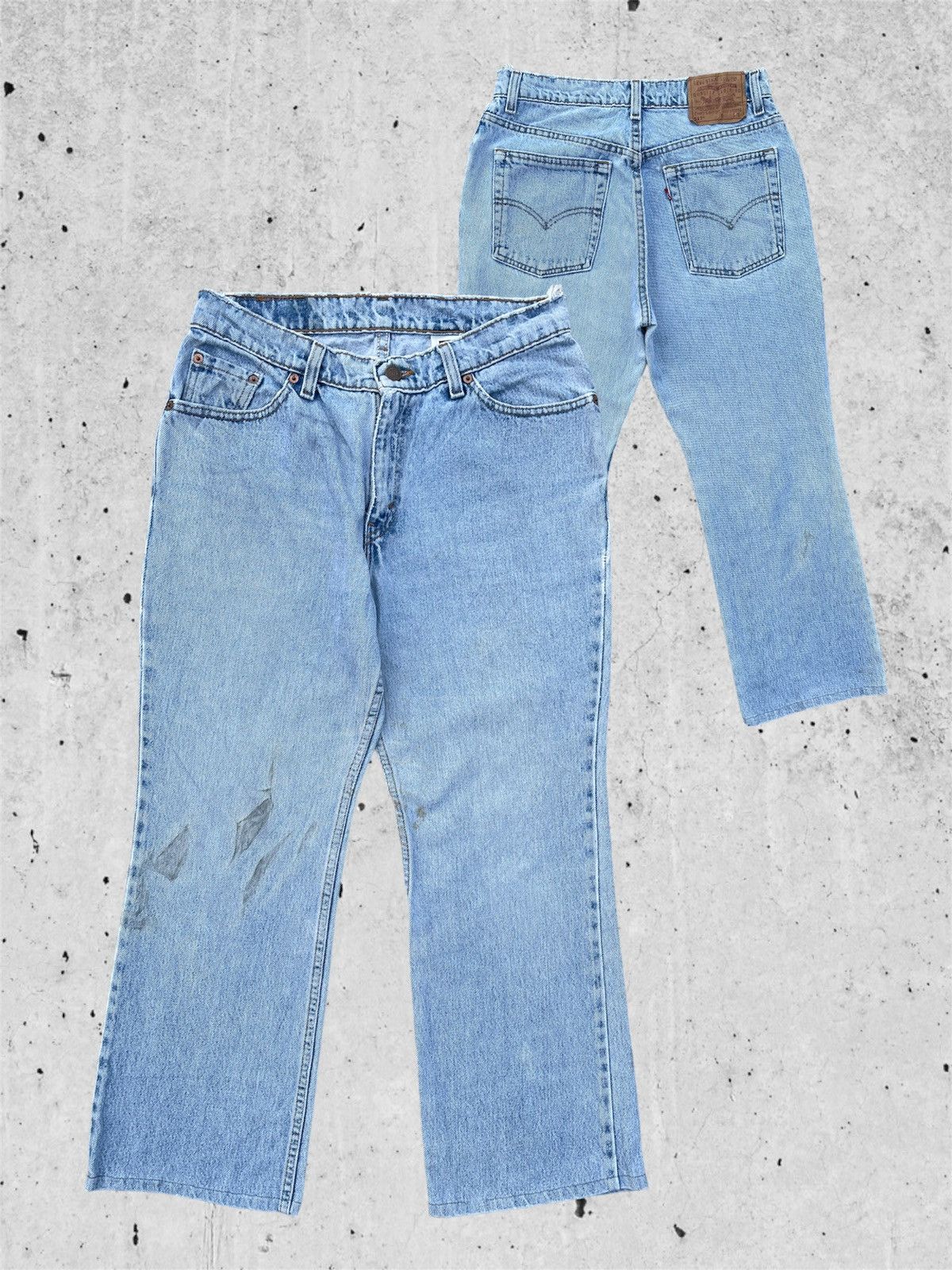 Jean × Levi's 🔥 Levi's 517 Boot Cut Distressed Denim W29🔥 Size US 29 - 1 Thumbnail