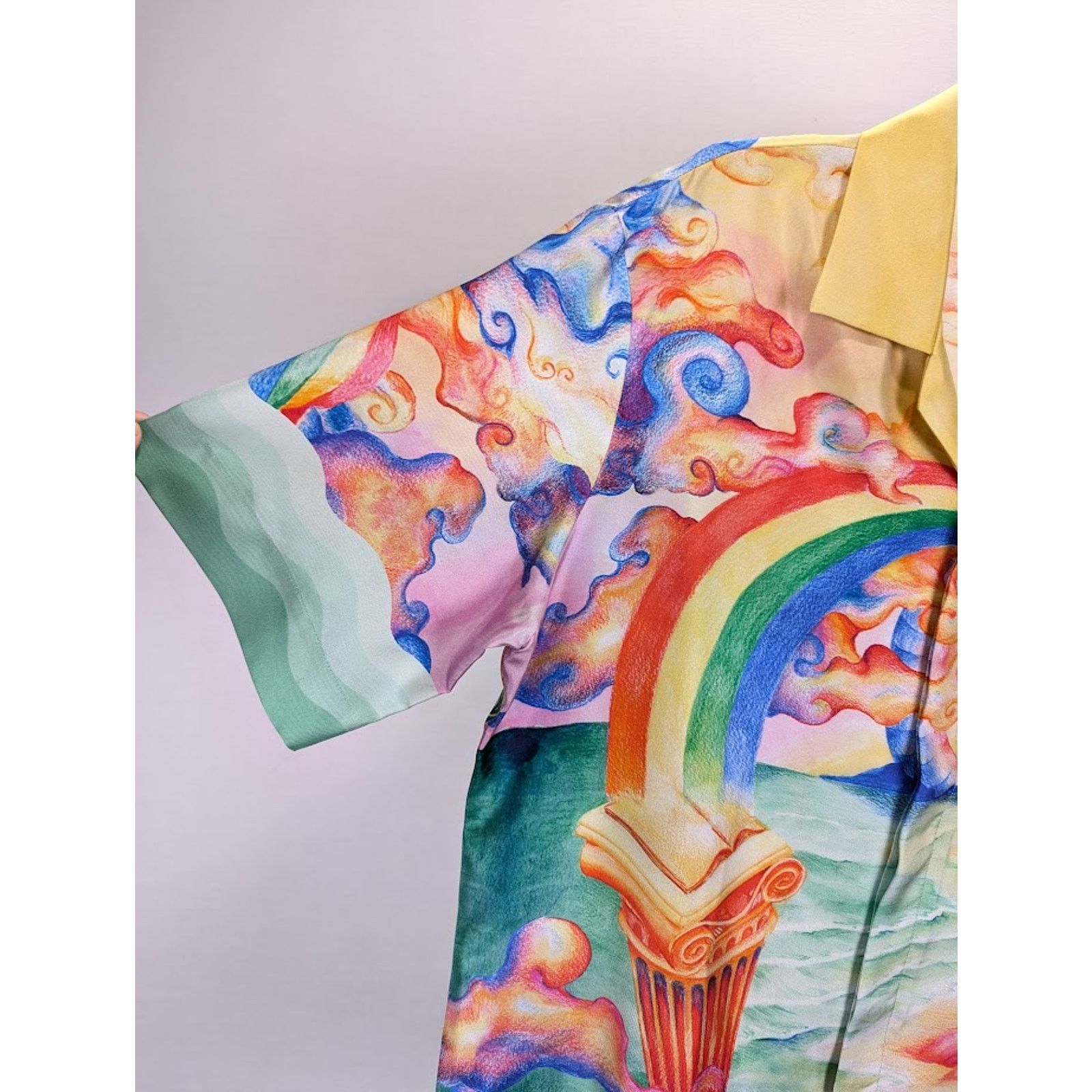 Casablanca o1rshd1 DUP /Silk Twill Short Sleeve Collar Shirt Multicolor Size US S / EU 44-46 / 1 - 11 Thumbnail