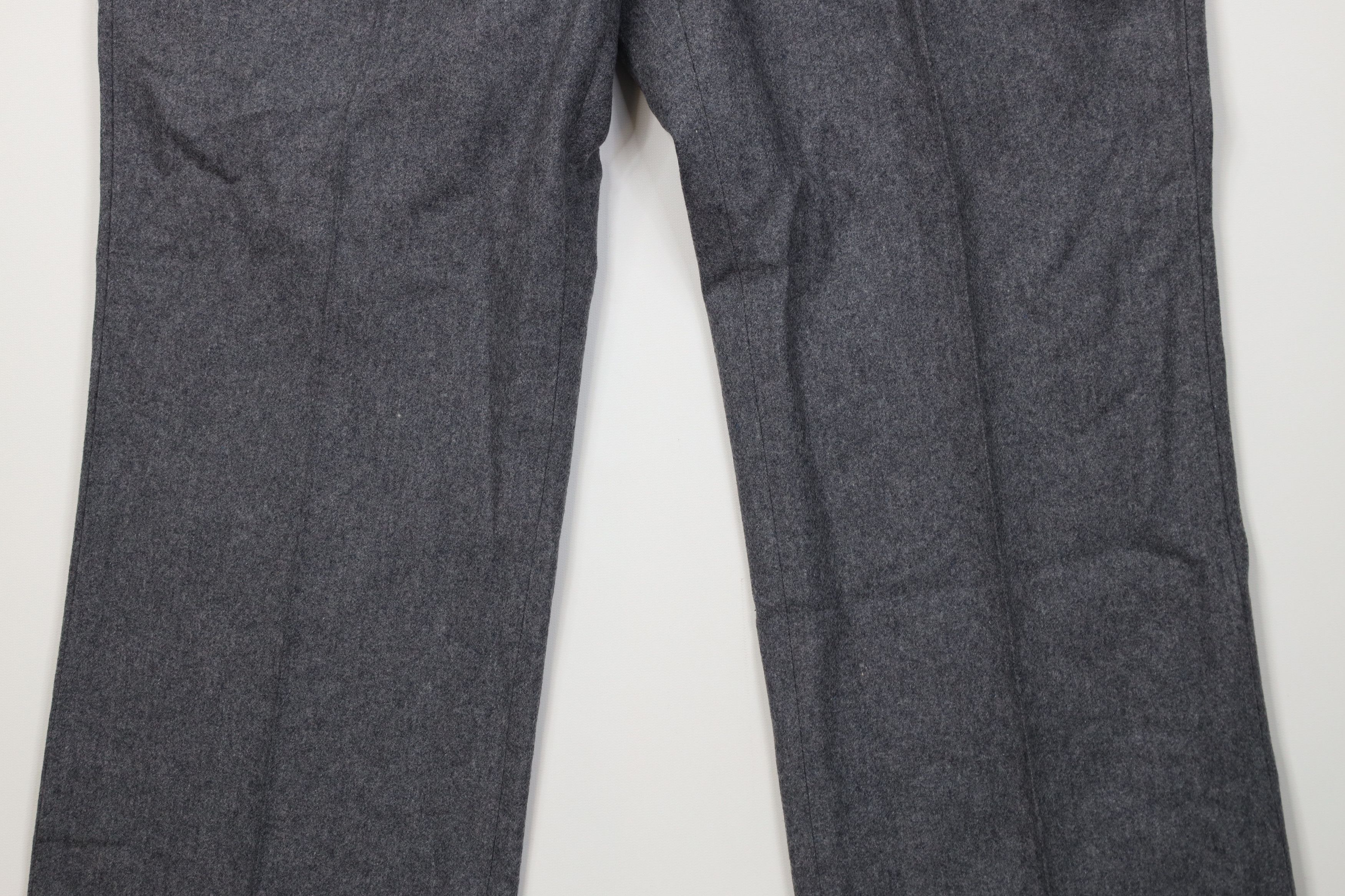 Vintage Vintage 70s Streetwear Wool Blend Knit Wide Leg Chino Pants Size US 38 / EU 54 - 3 Thumbnail