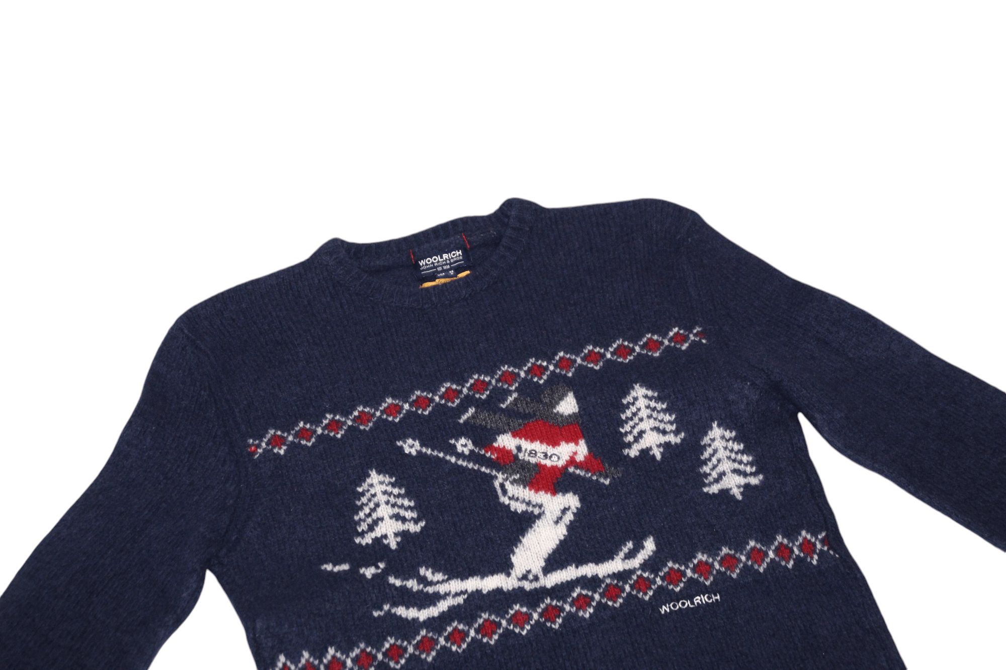 Woolrich Woolen Mills Woolrich John Rich & Bros. Skiing Holiday Wool Blend Sweater Size US XS / EU 42 / 0 - 2 Thumbnail