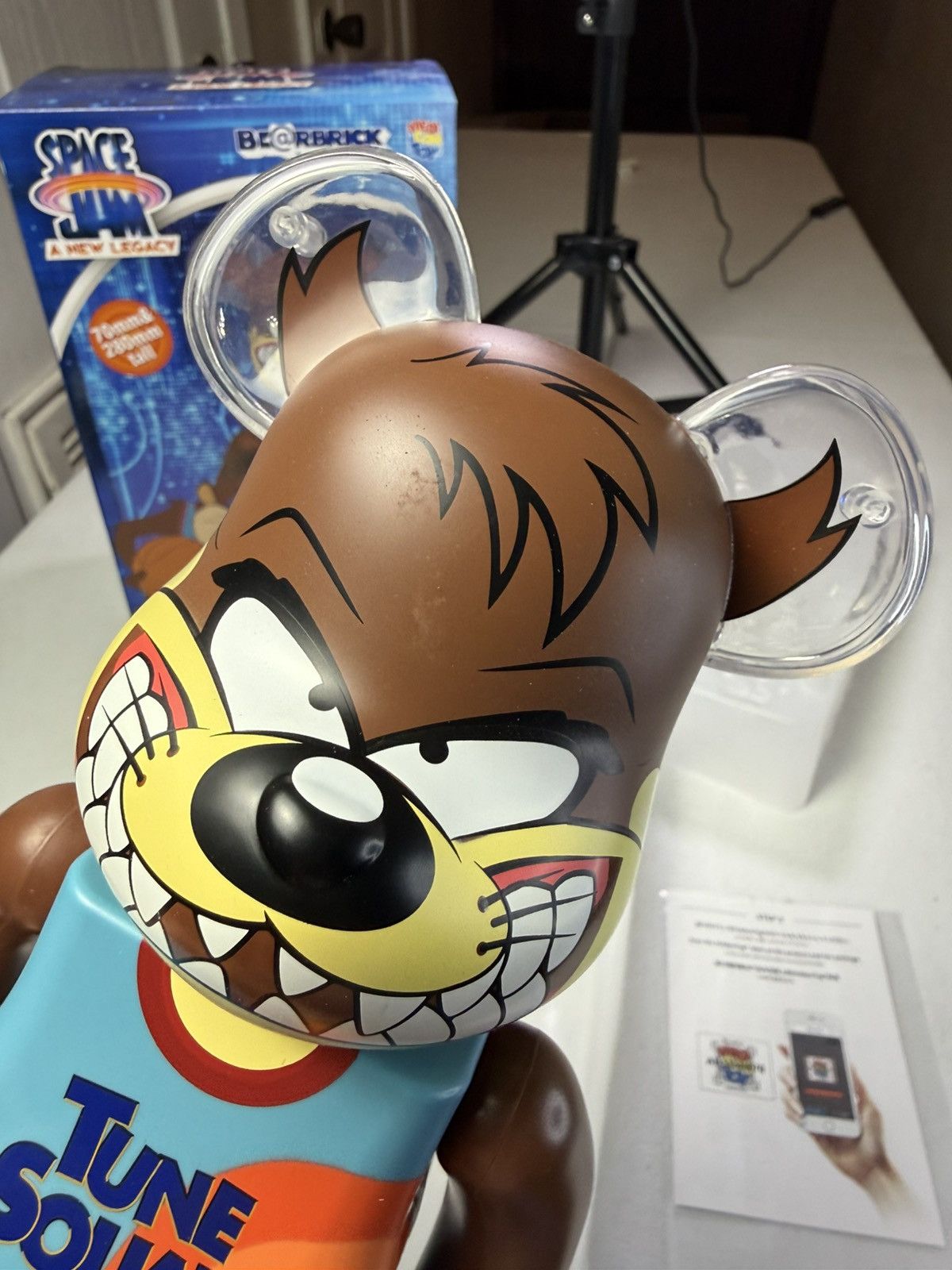 Other Space Jam New Legacy Tasmanian Devil 400% & 100% Bearbrick Size ONE SIZE - 4 Thumbnail