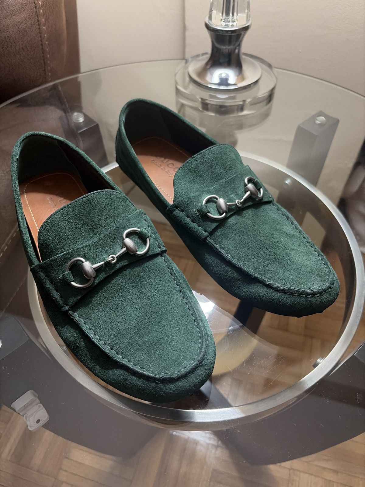Gucci Gucci Driver Loafers Horsebit Green Size US 8.5 / EU 41-42 - 5 Thumbnail