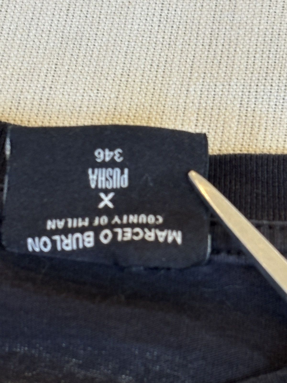 Other Marcelo Burlon x Pusha T "County of Pusha" 2014 Archive Tee Size US L / EU 52-54 / 3 - 4 Thumbnail