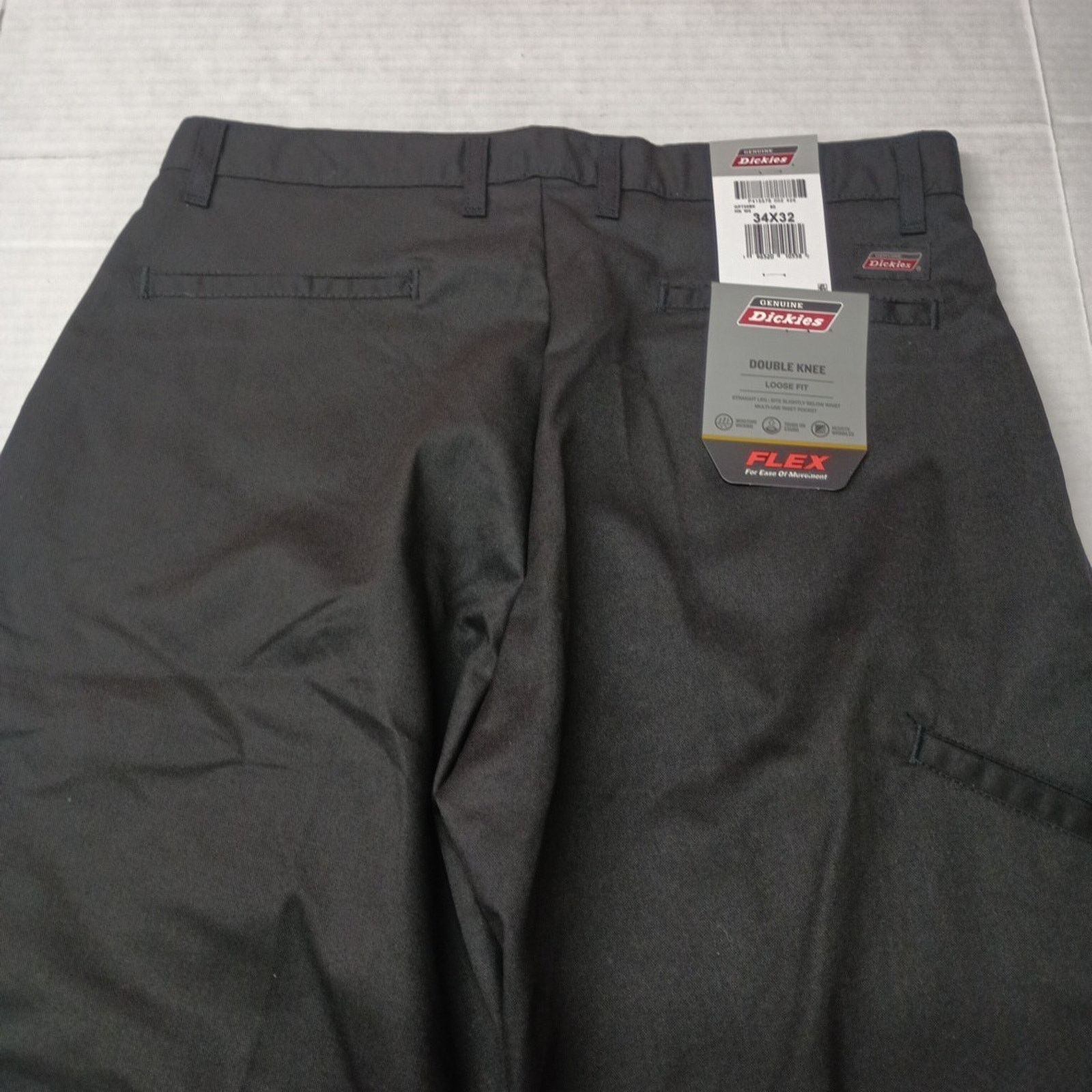 Dickies Dickies Loose Fit Double Knee Work Pants Men's 34x32 Black Size US 34 / EU 50 - 7 Thumbnail