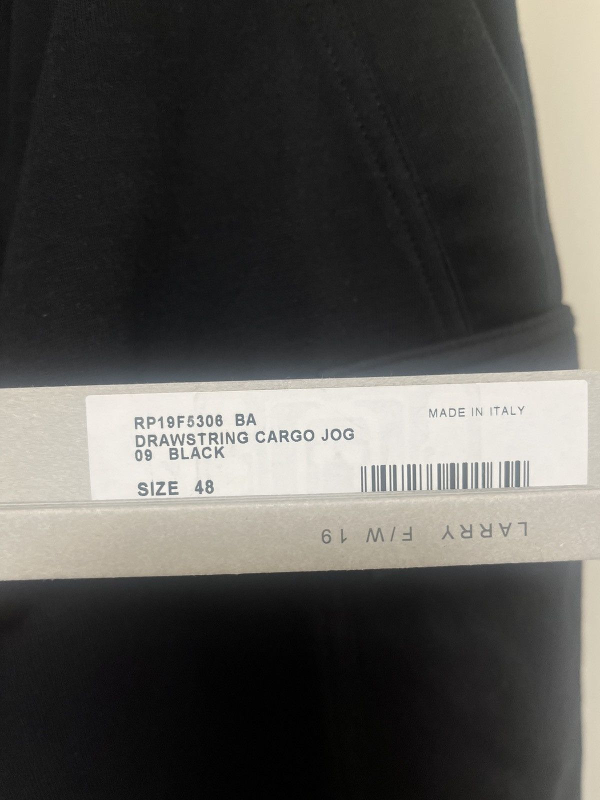 Rick Owens Rick Owens Drawstring Cargo Joggers Sz 48 IT(12us) Size 34" / US 12 / IT 48 - 5 Thumbnail
