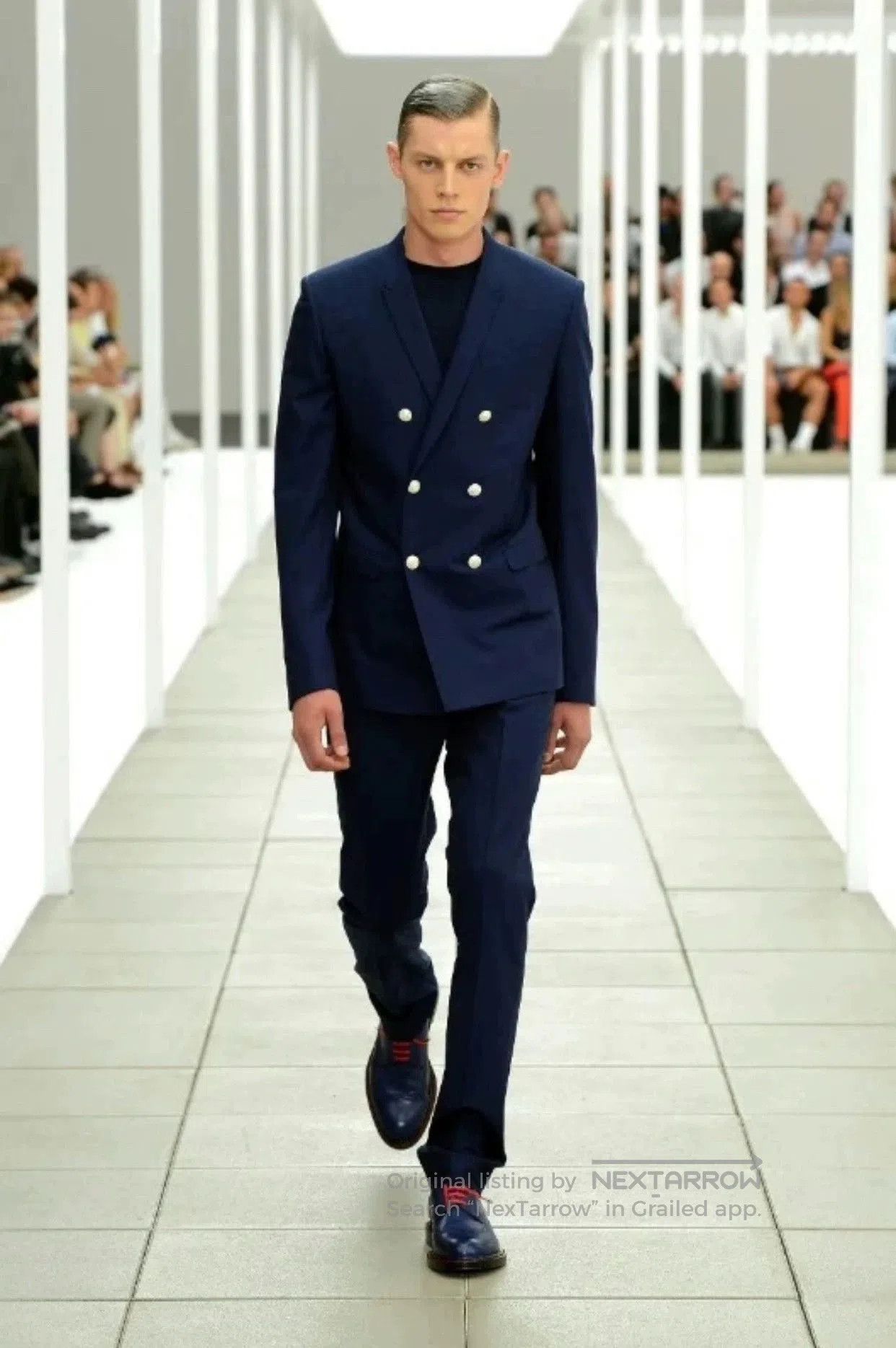 Dior Dior Homme Navy Anchor Double-Breasted Suit. Size US S / EU 44-46 / 1 - 7 Thumbnail