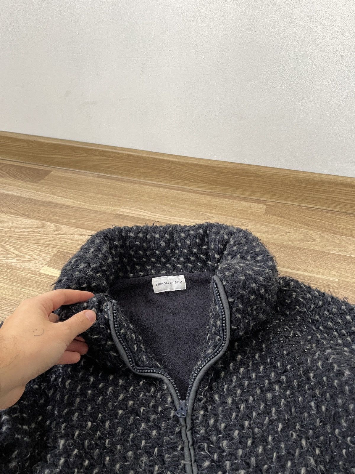 Tsumori Chisato by Issey Miyake Fleece Zipper Jacket size 2