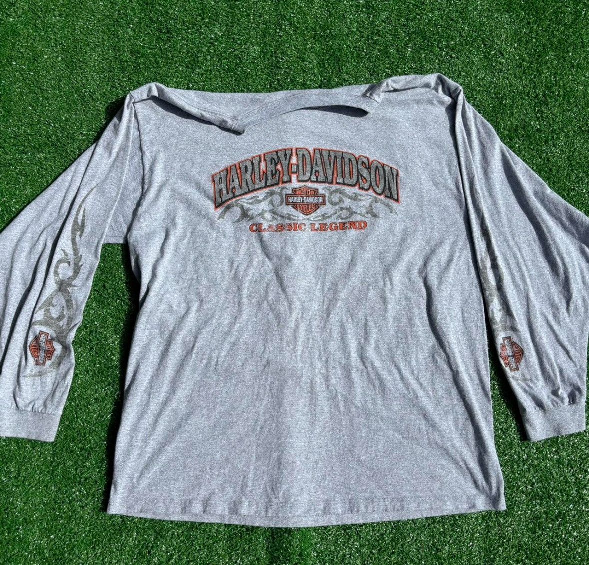 Harley Davidson × Vintage Vintage Harley Davidson long sleeve shirt Size US XXL / EU 58 / 5 - 1 Thumbnail