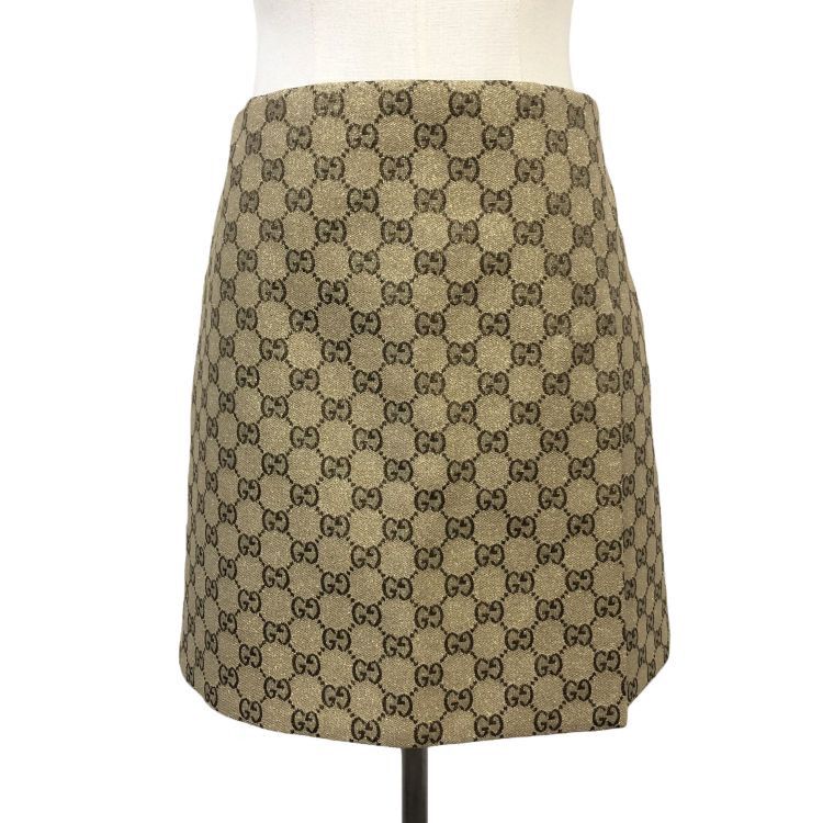 Gucci Gucci GG Monogram Mini Skirt Size 42 Size 28" / US 6 / IT 42 - 1 Thumbnail