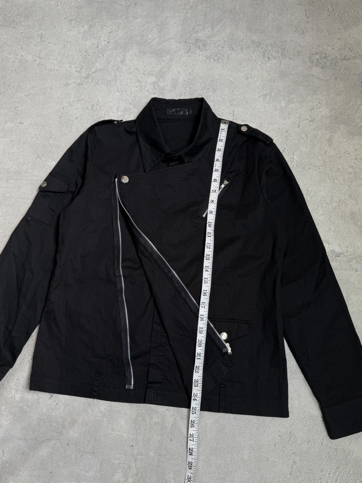 Japanese Brand Btm assymetrical bones back print jacket Size US M / EU 48-50 / 2 - 6 Thumbnail