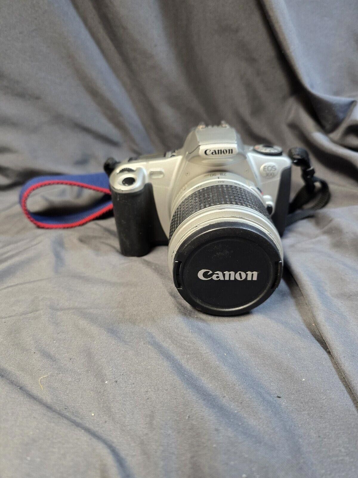 CANON EOS 300 35mm Film SLR CAMERA with 28-80mm LENS TESTED