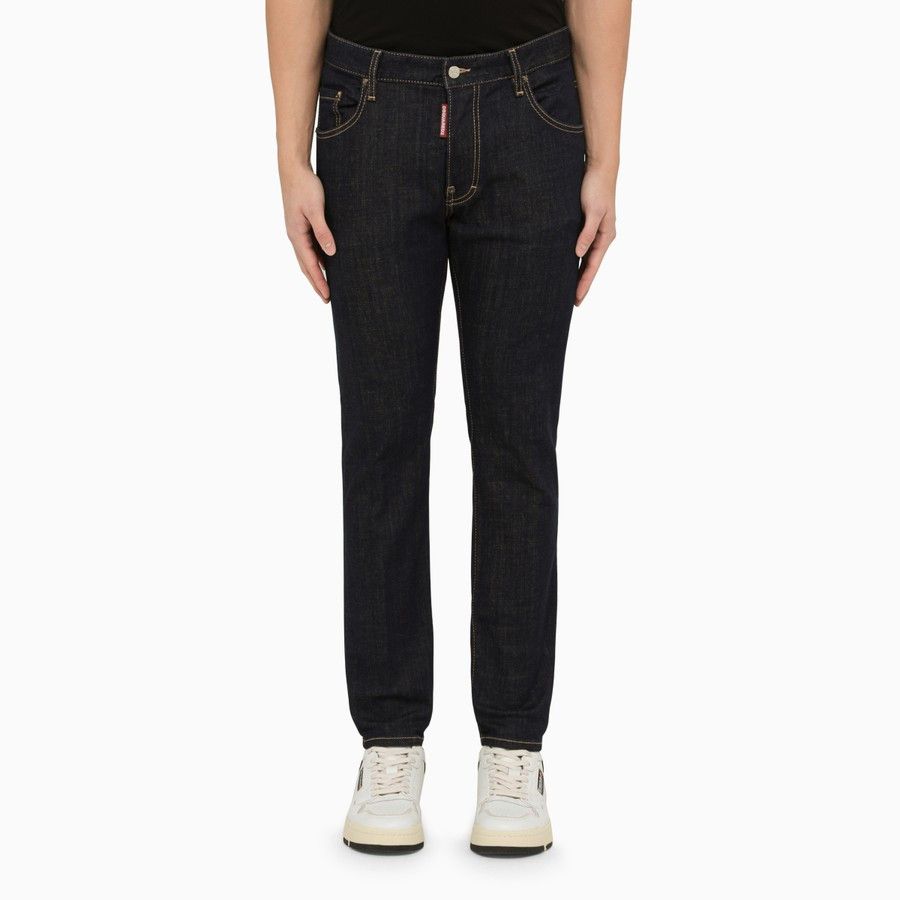 image of Dsquared2 O1D2Blof0324 Jeans In Navy Blue, Men's (Size 30)