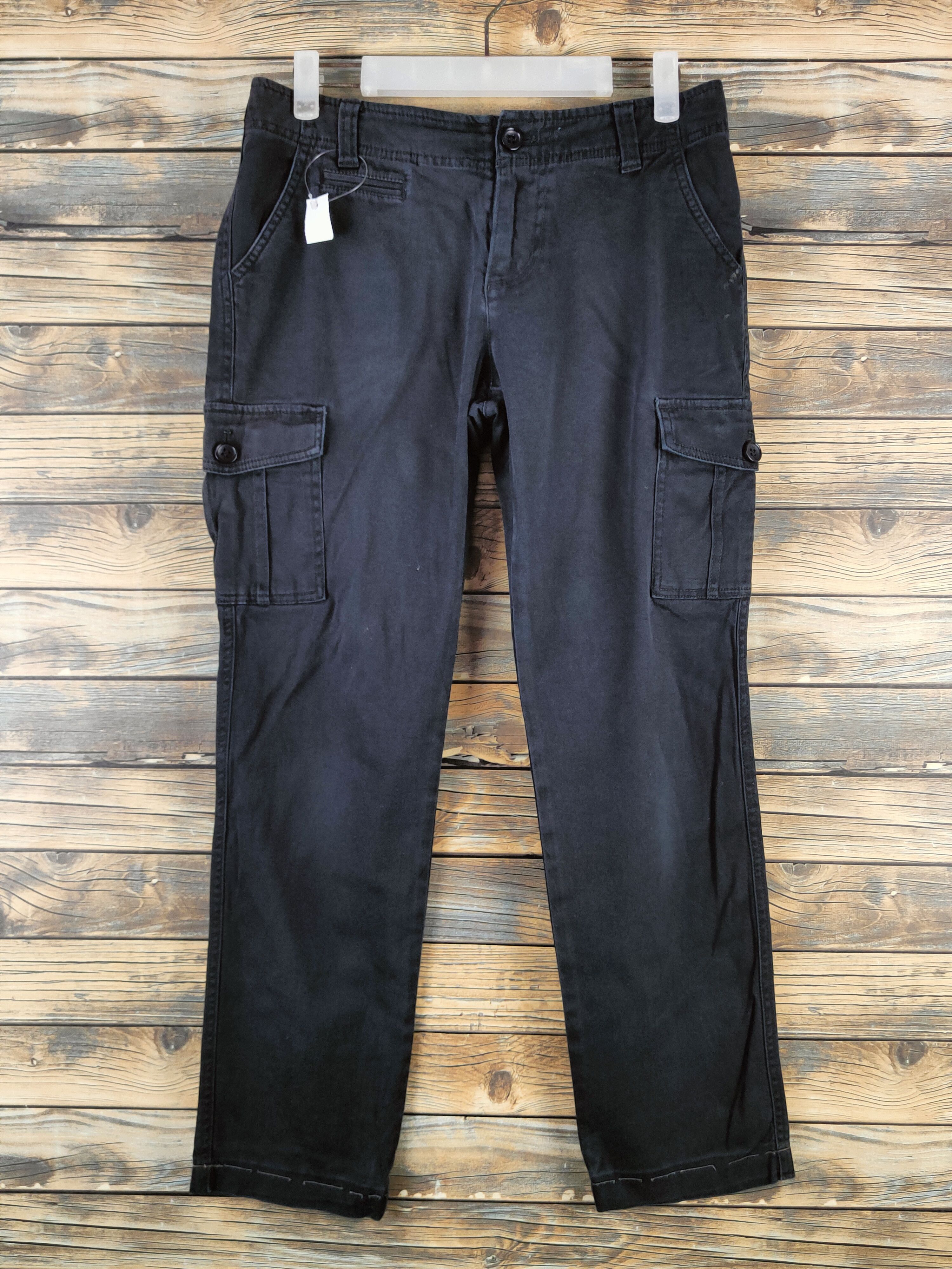 DL A.v.v Standard Black Multipocket Cargo Pants #46-363